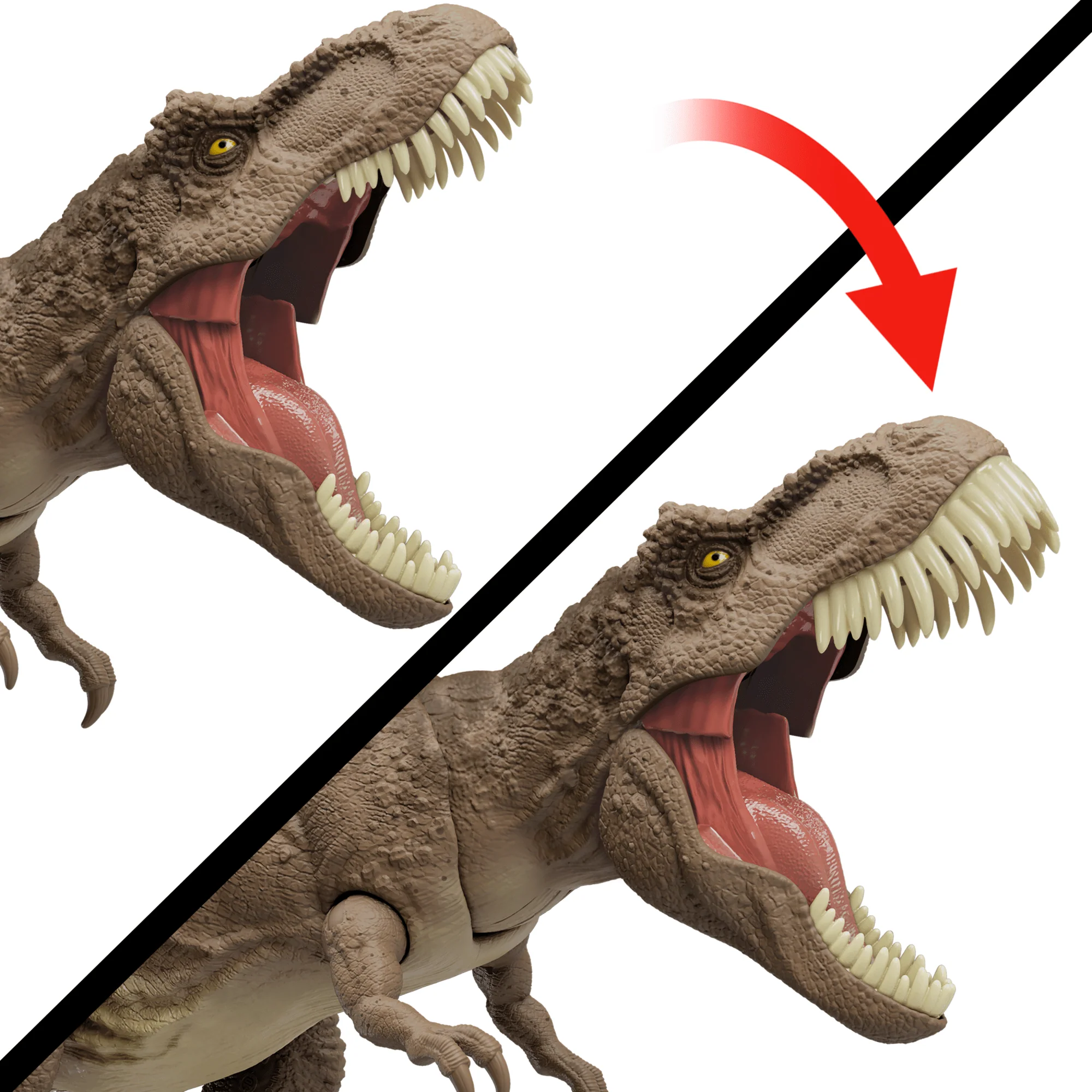 Jurassic World Saldırgan T-Rex Figürü; Dinozor Aksiyon Figürü Oyuncak - Image 5