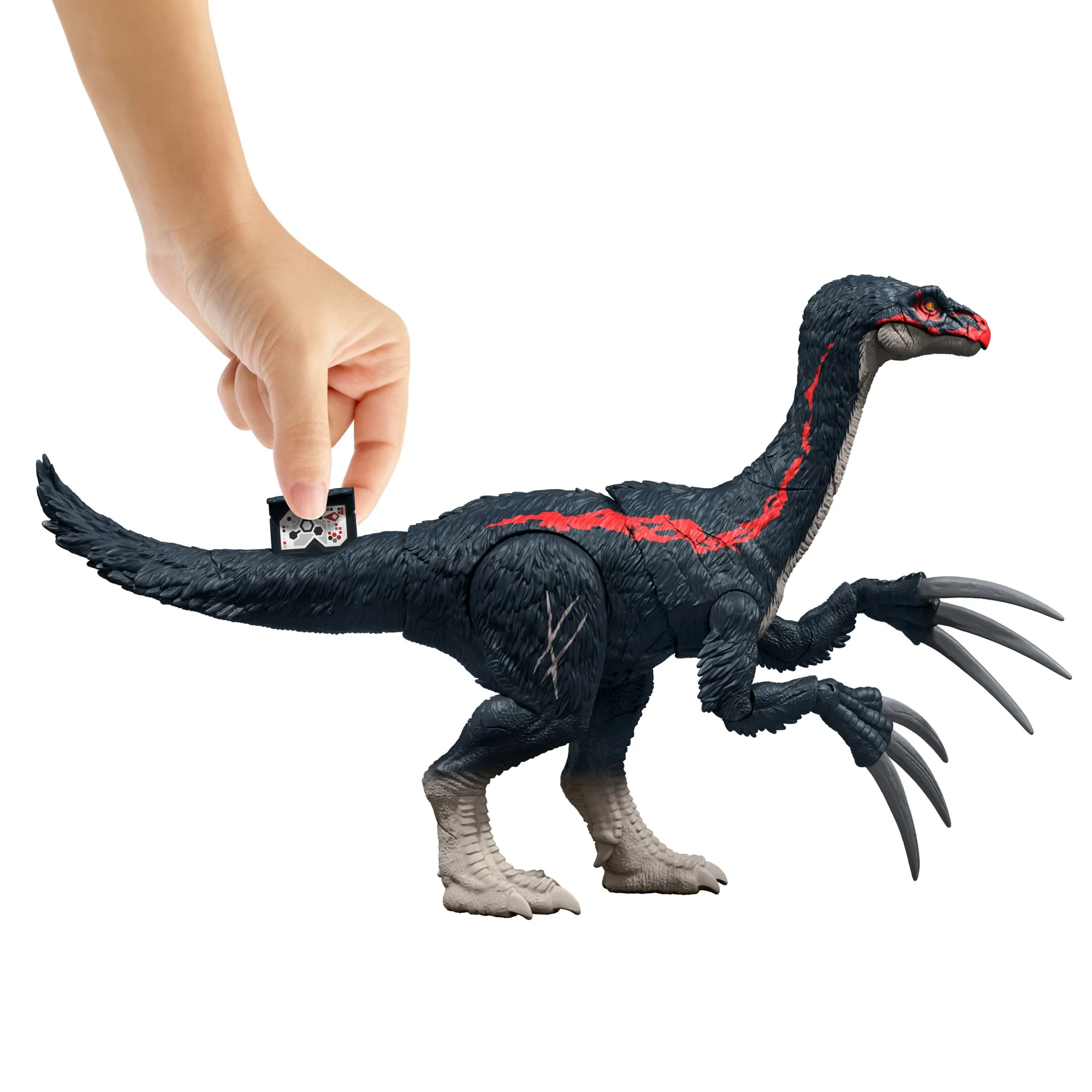 Jurassic World Sla En Brul Therizinosaurus, Dinosaurusfiguur, Speelgoed Met Aanvalsfunctie En Geluiden, Chaos Theory - Image 4