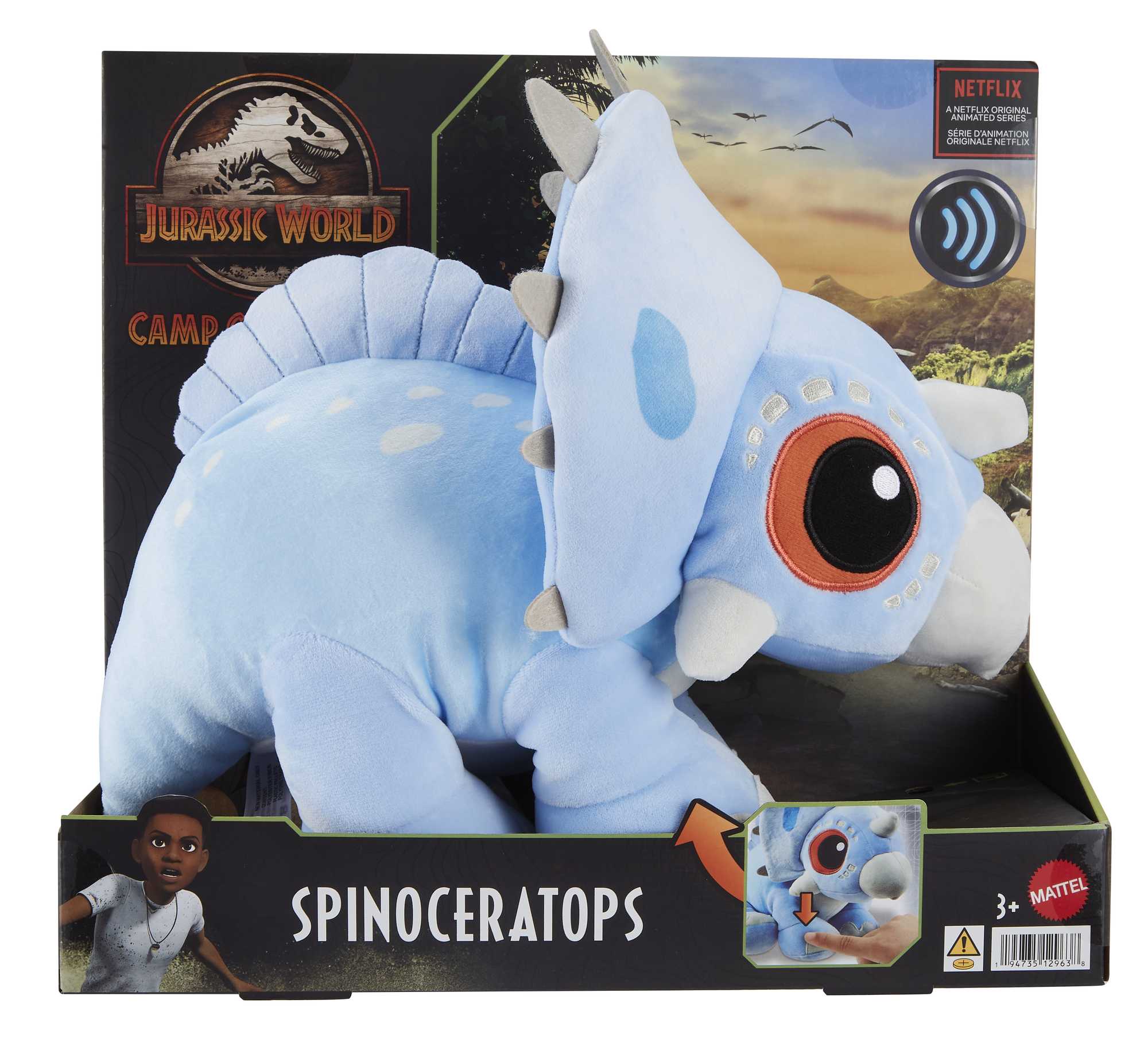 Jurassic World Sound Plush Spinoceratops - Image 6