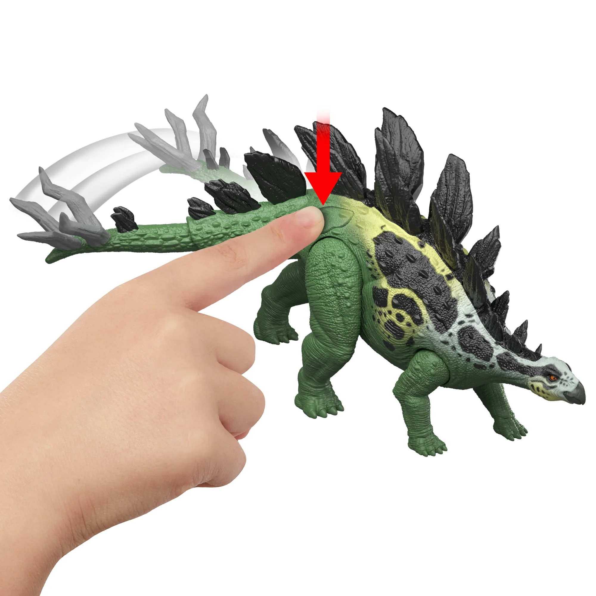 Jurassic World Stegozaur Gigantyczny atak Figurka dinozaur Zabawka dla dzieci 4+ - Image 3