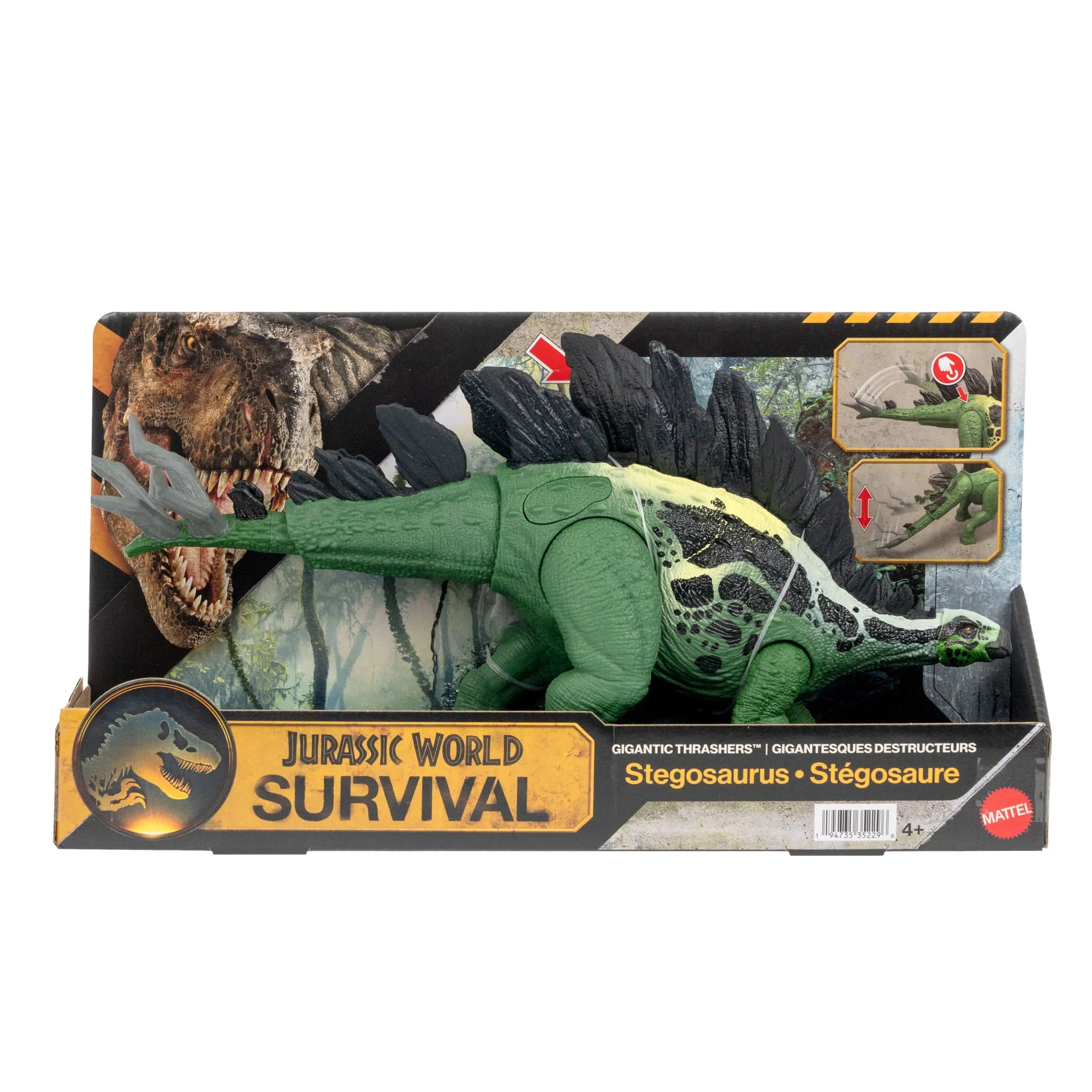Jurassic World Stegozaur Gigantyczny atak Figurka dinozaur Zabawka dla dzieci 4+ - Image 6