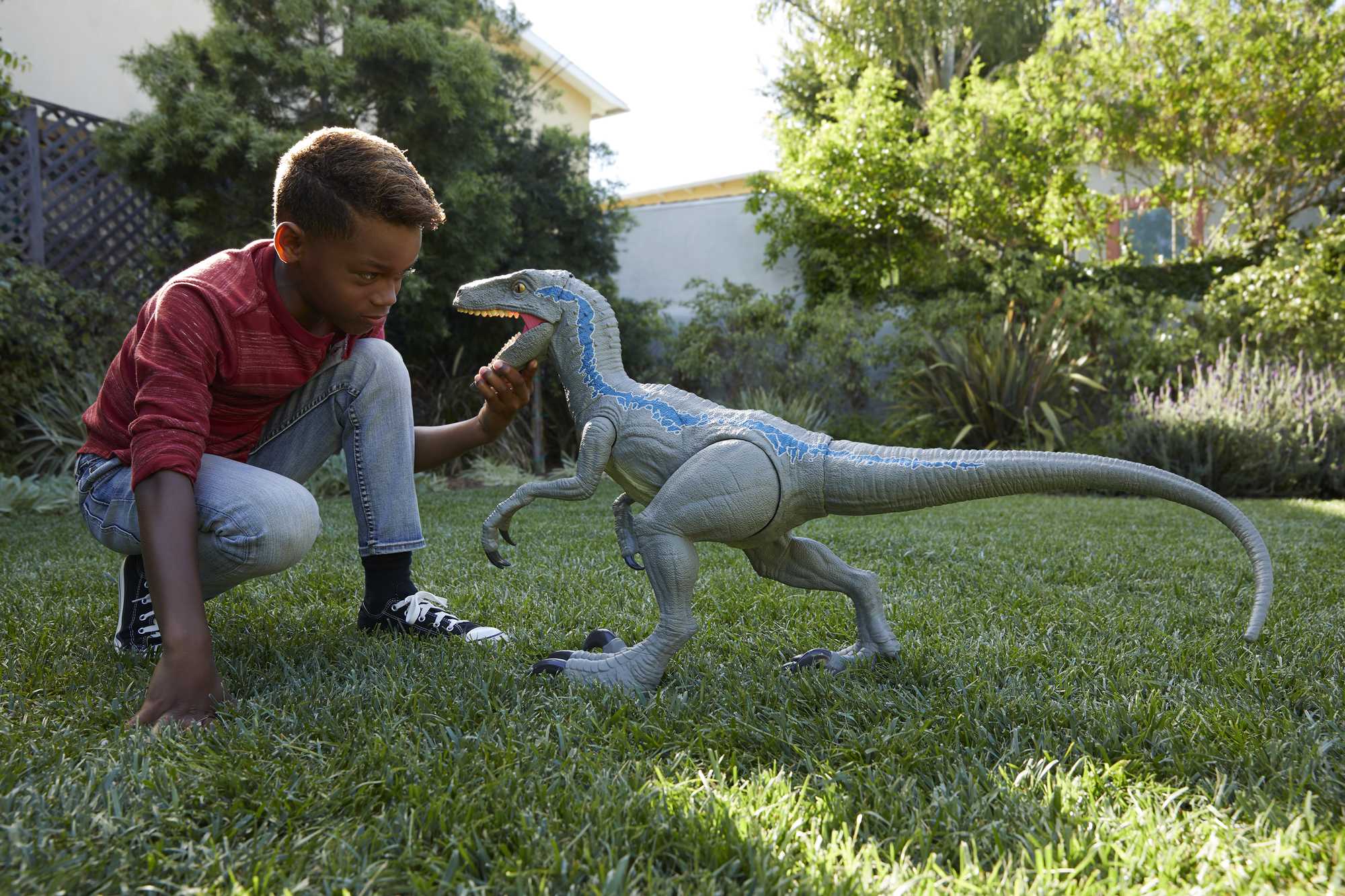 Jurassic World – Super Colossal Vélociraptor Blue - Image 2