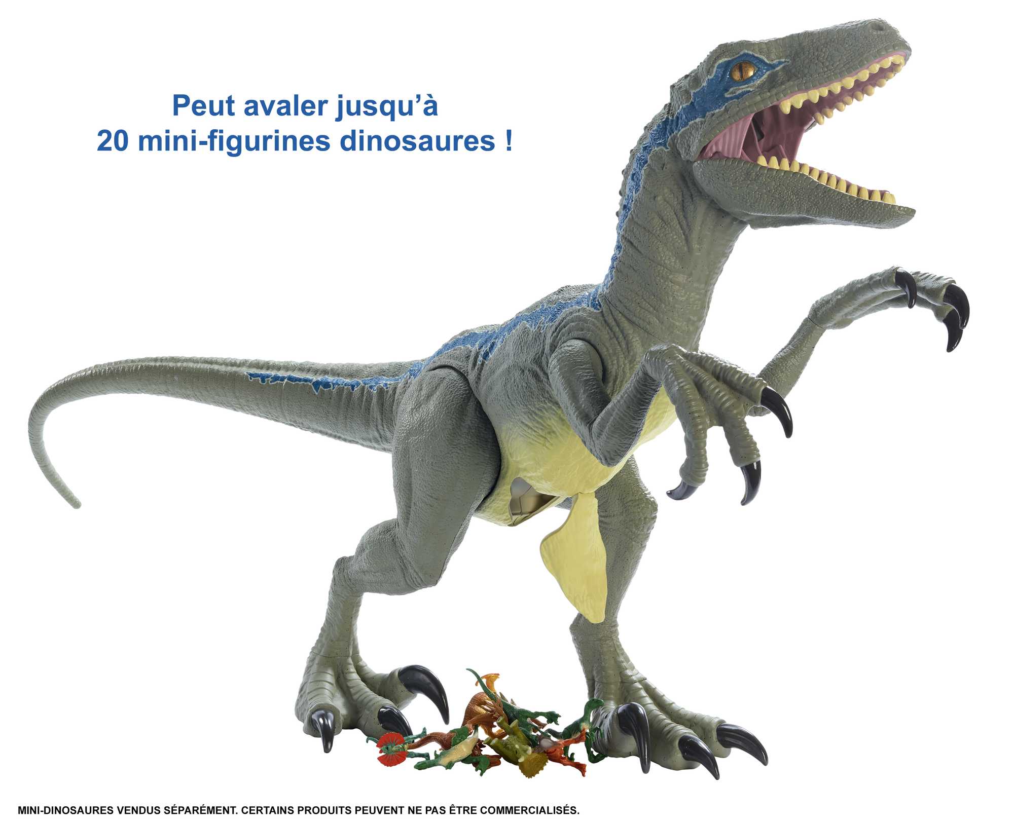 Jurassic World – Super Colossal Vélociraptor Blue - Image 3