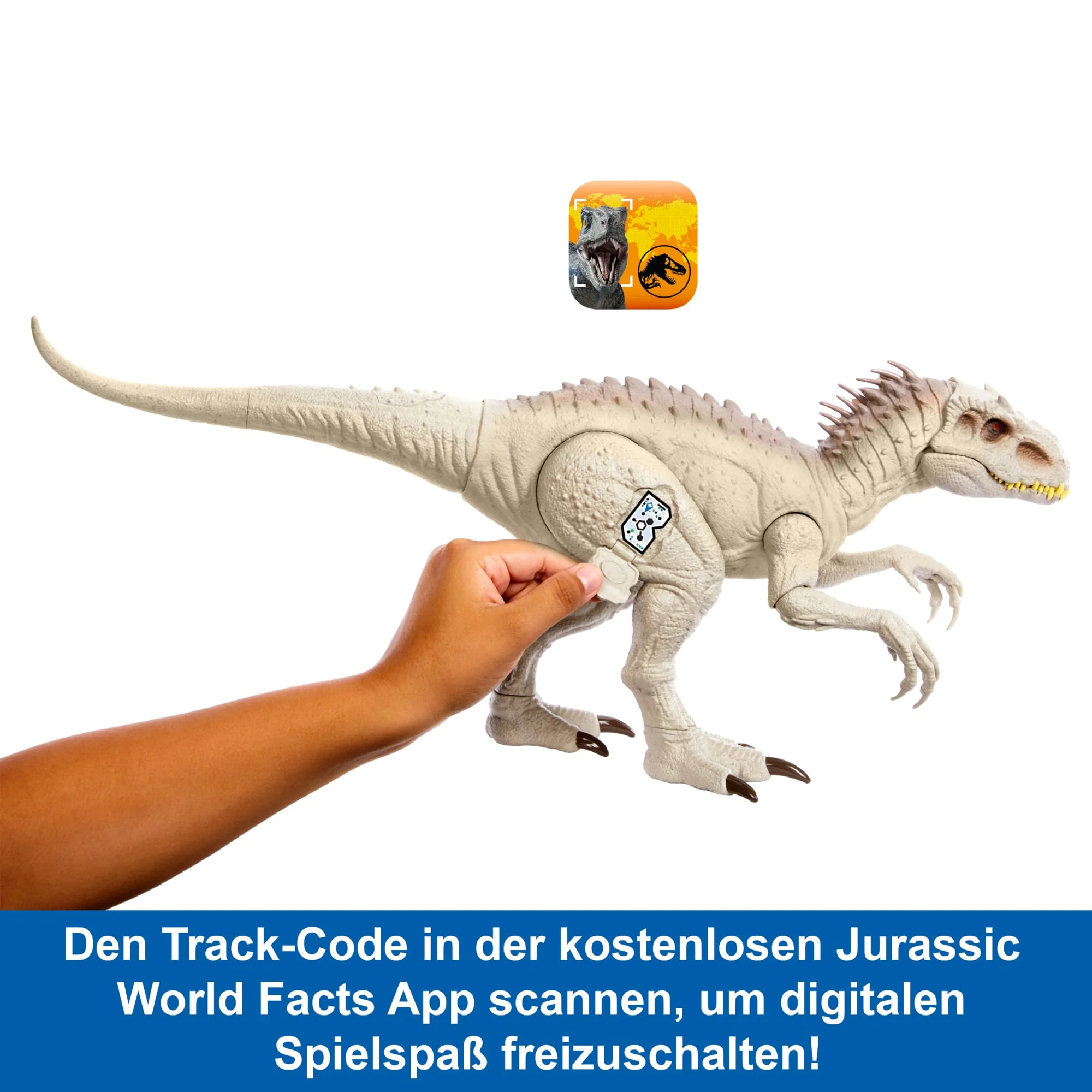 Jurassic World Tarnen Und Kämpfen Indominus Rex Actionfigur-Spielzeug Mit Lichtern, Soundeffekten Und Bewegungsmechanismus - Image 5