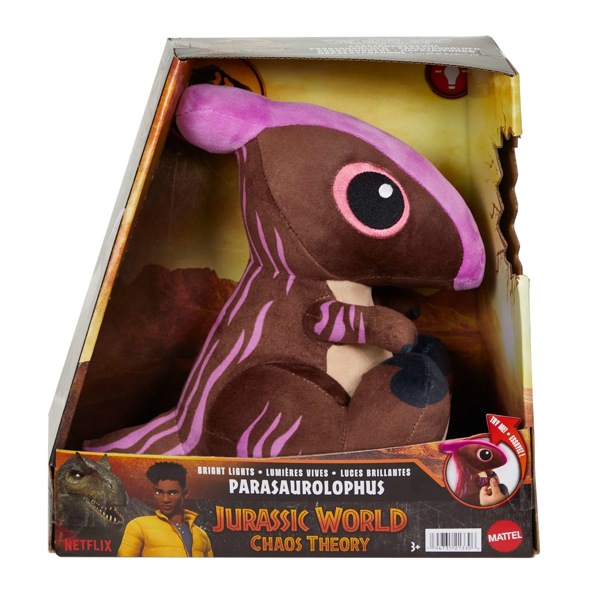 Jurassic World Teoria Chaosu Parazaurolof Pluszak ze światełkiem - Image 6