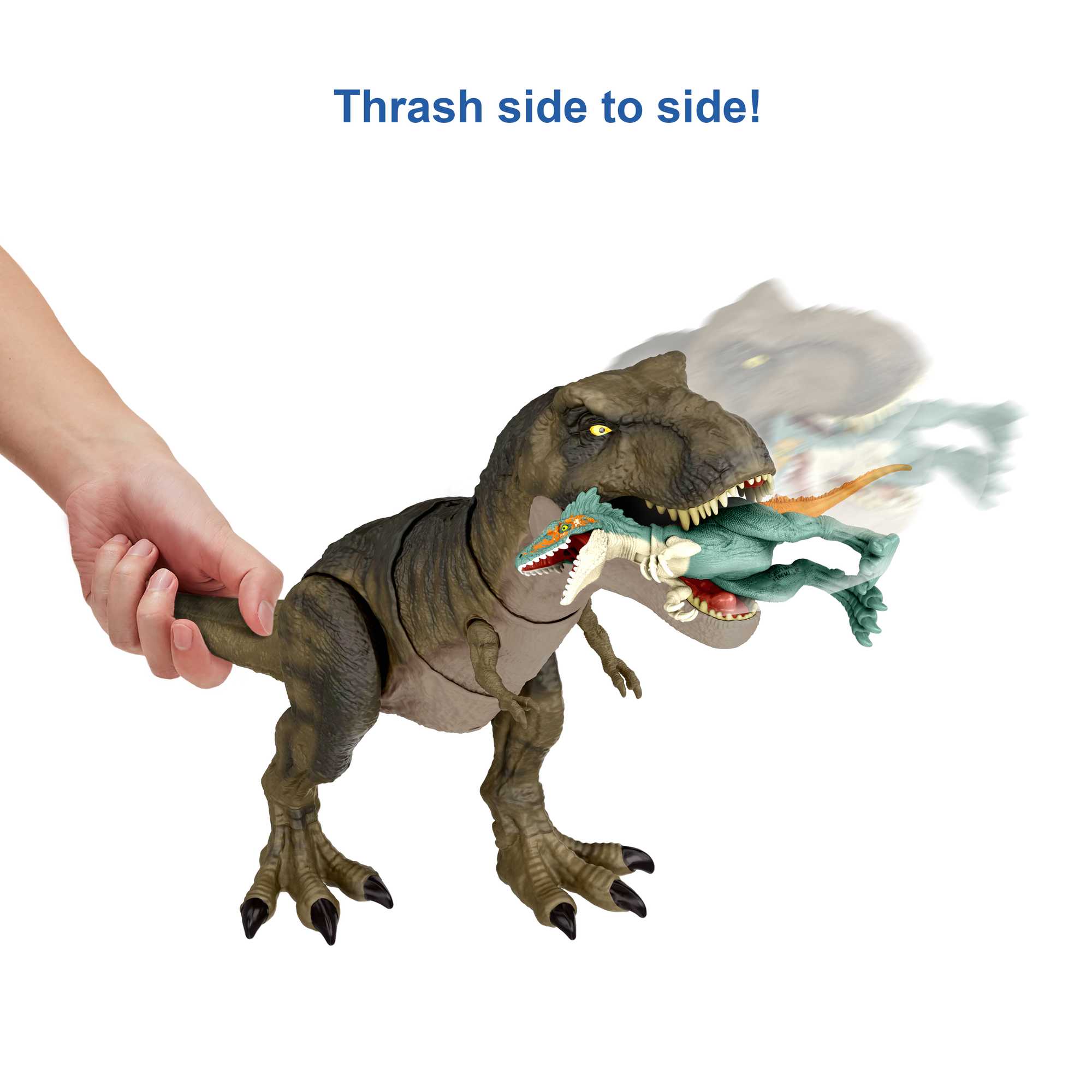 Jurassic World Thrash 'N Devour Tyrannosaurus Rex Figure - Image 5