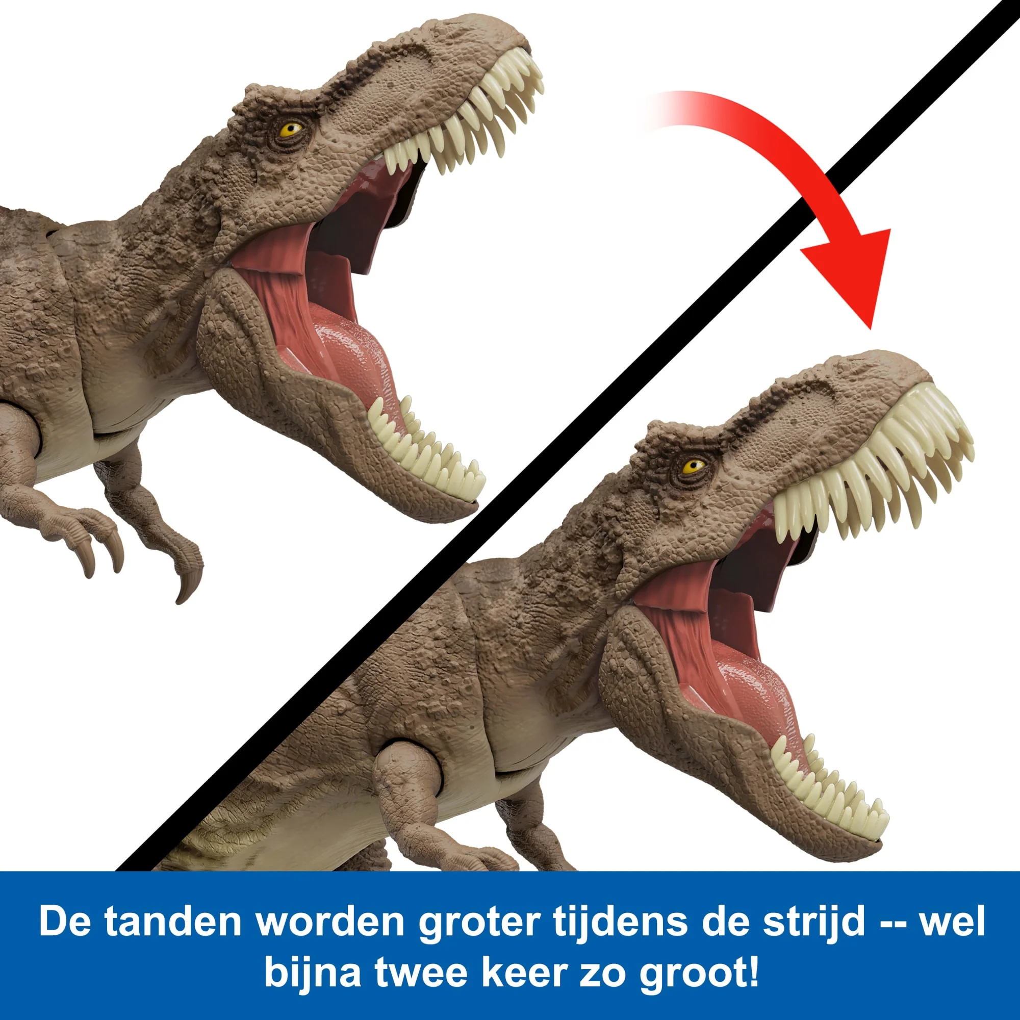 Jurassic World Totale Aanval Tyrannosaurus Rex Dinosaurus Actiefiguur Speelgoed - Image 6
