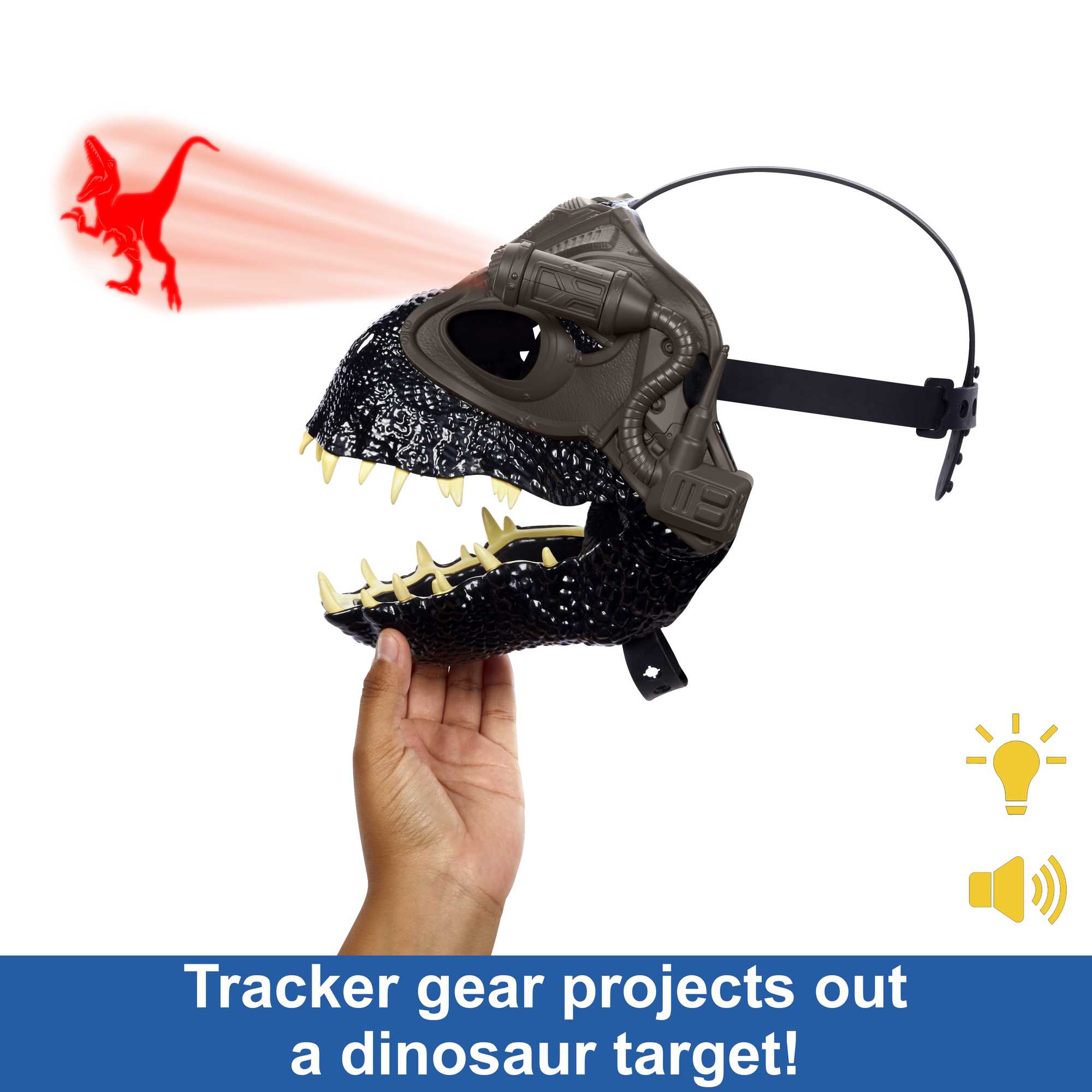 JURASSIC WORLD TRACK 'N ROAR INDORAPTOR MASK - Image 3