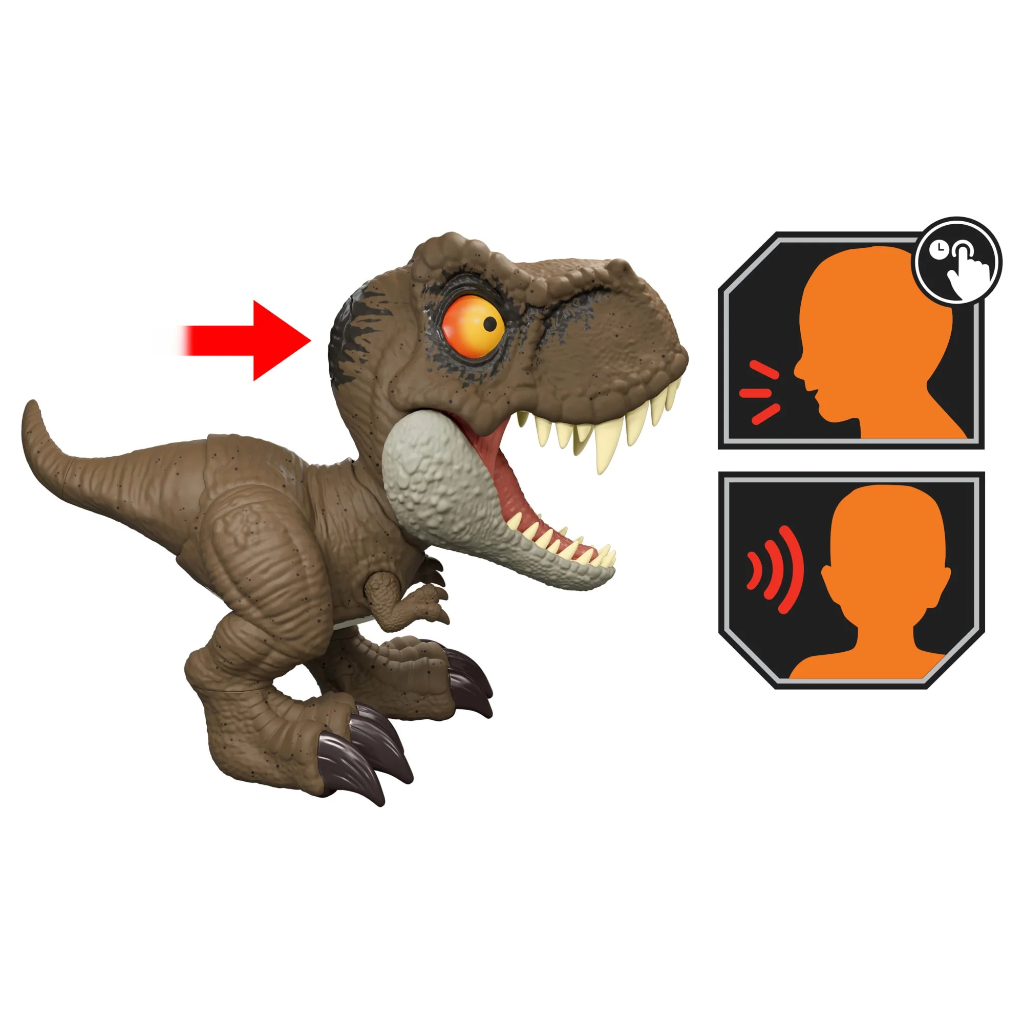 Jurassic World-Tyrannosaure Avec Fonction Rugissement-Figurine - Image 4