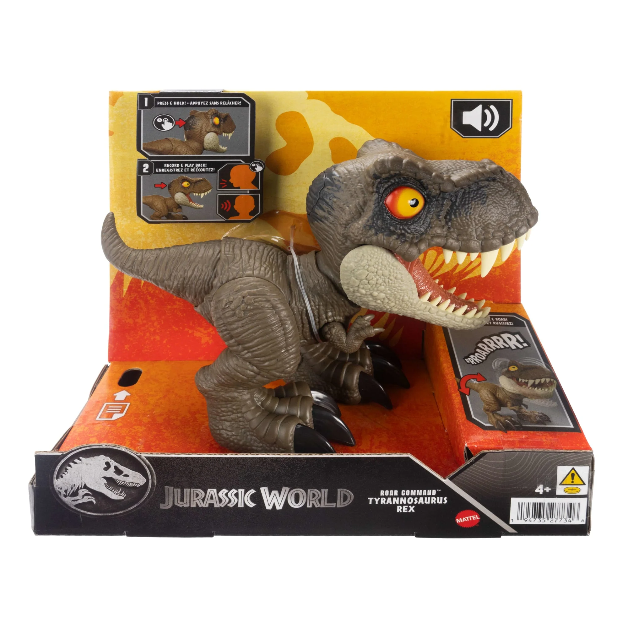 Jurassic World-Tyrannosaure Avec Fonction Rugissement-Figurine - Image 5