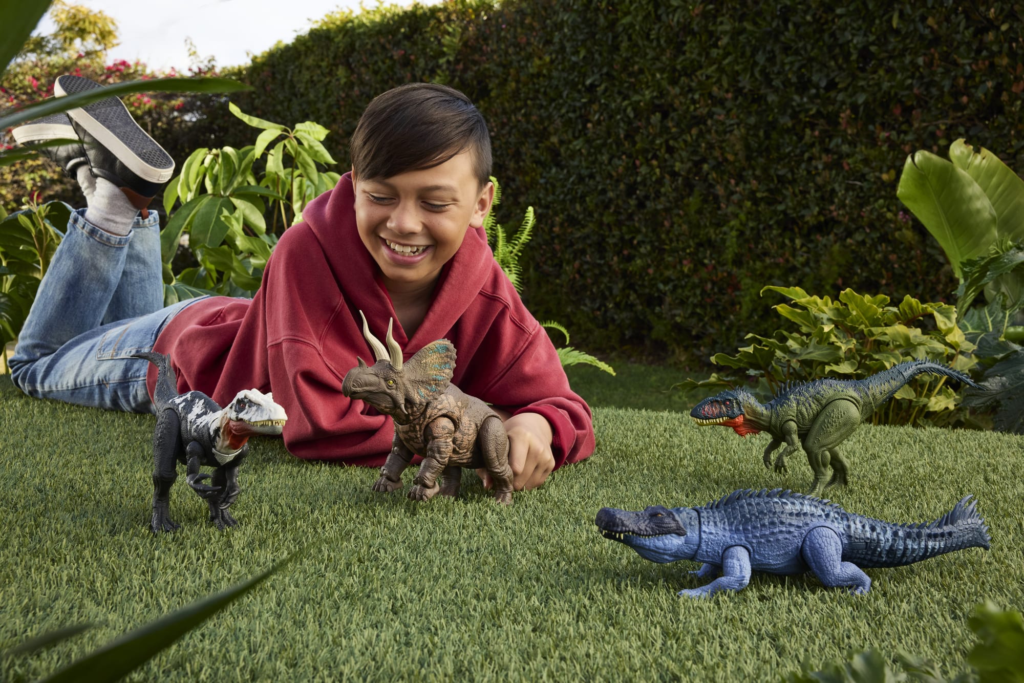 Jurassic World Méga Prédateurs Tyrannotitan Figurine De Dinosaure Avec 2 Coups Dévastateurs Activés Grâce À Sa Queue, Jeu Numérique - Image 2