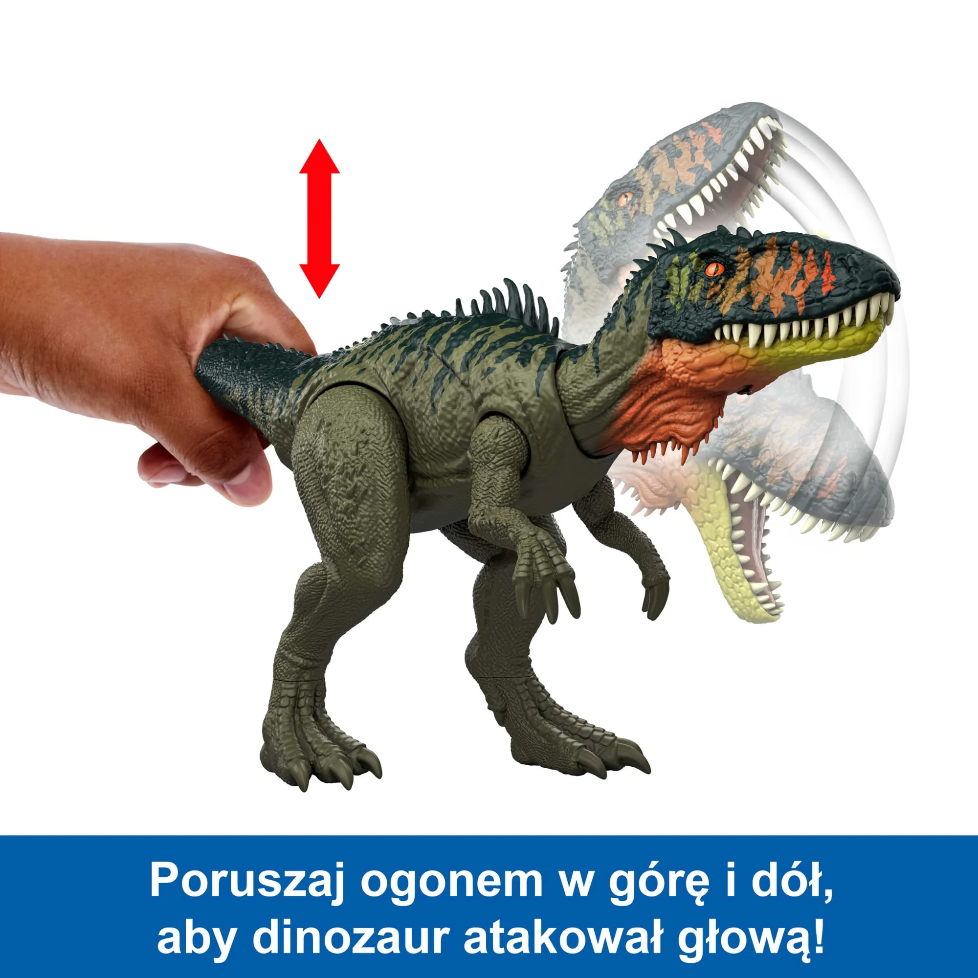 Jurassic World Tyranotytan Gigantyczny atak Figurka z funkcją ataku Zabawka dinozaur 4+ - Image 3
