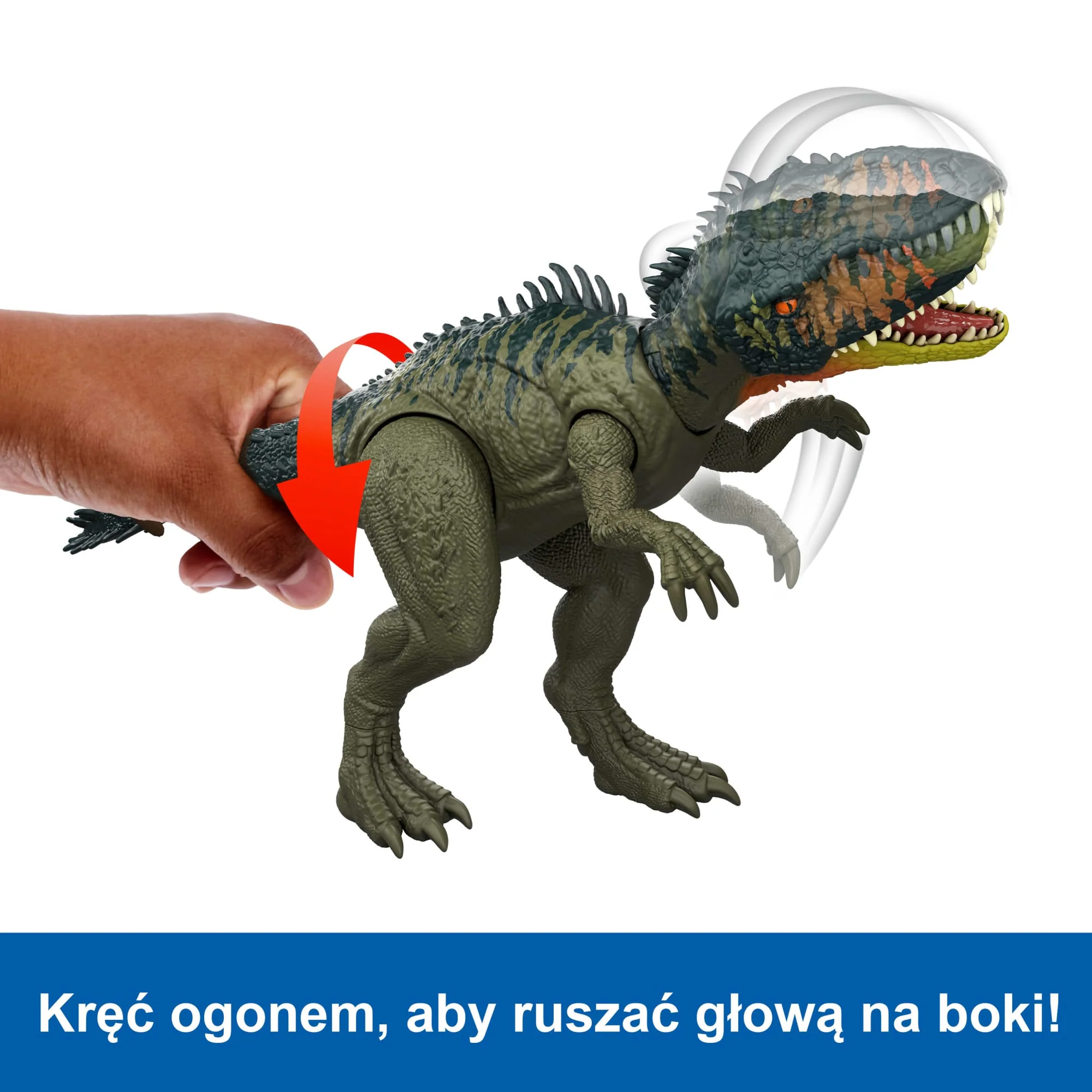 Jurassic World Tyranotytan Gigantyczny atak Figurka z funkcją ataku Zabawka dinozaur 4+ - Image 4