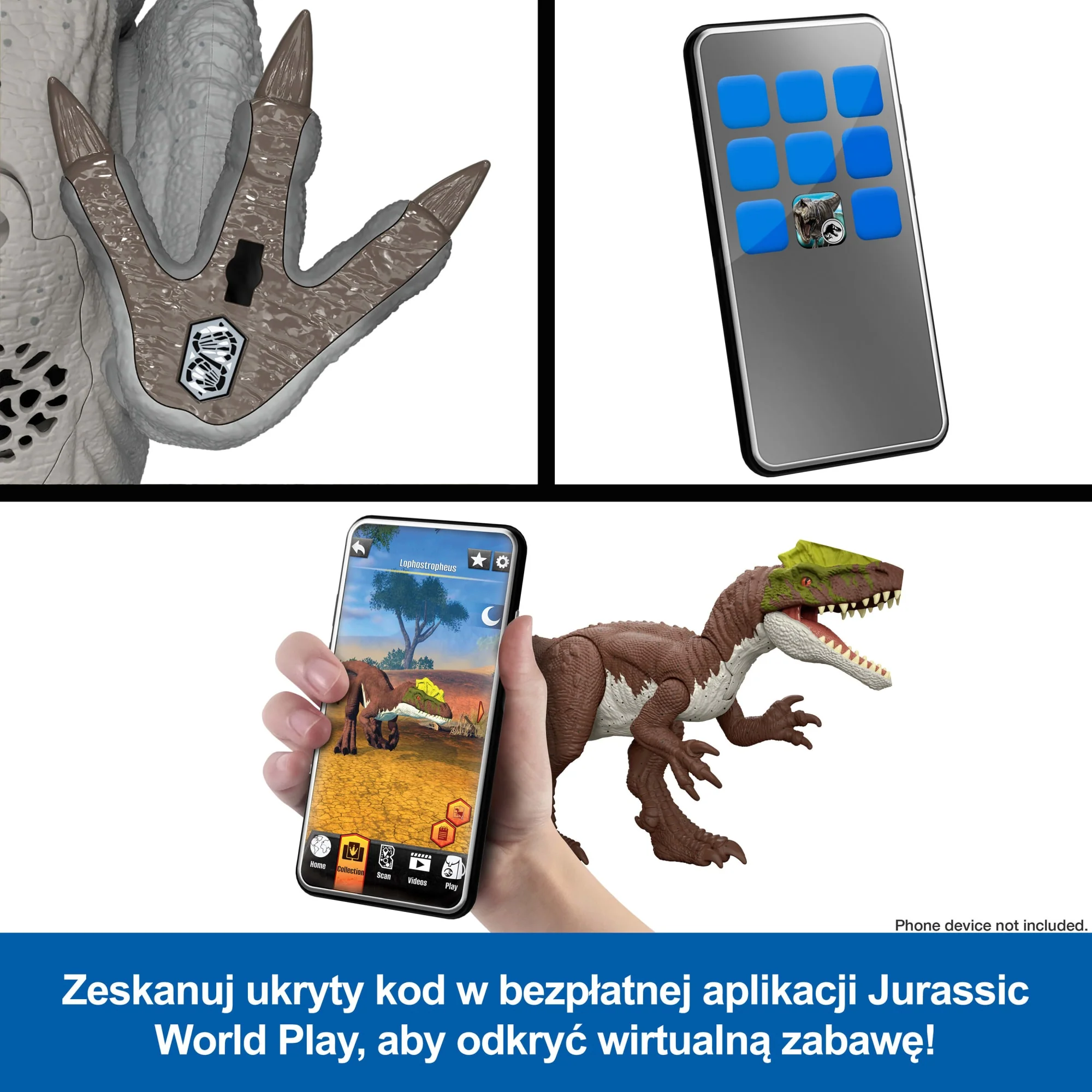 Jurassic World Tyranotytan Gigantyczny atak Figurka z funkcją ataku Zabawka dinozaur 4+ - Image 6