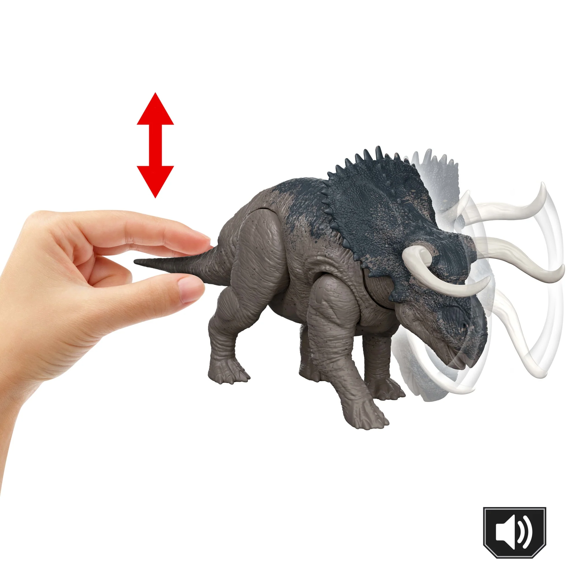 Jurassic World Wild Roar Dinosaur Figures With Attack Action, Light And Sound, Digital Scan Code - Image 7