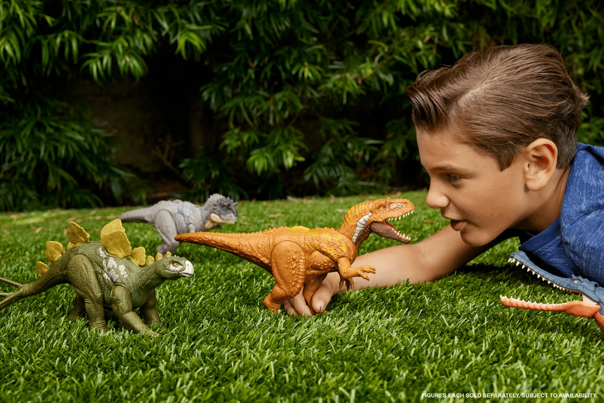 Jurassic World Wild Roar Dinosaur, Hesperosaurus Action Figure Toy With Sound - Image 2
