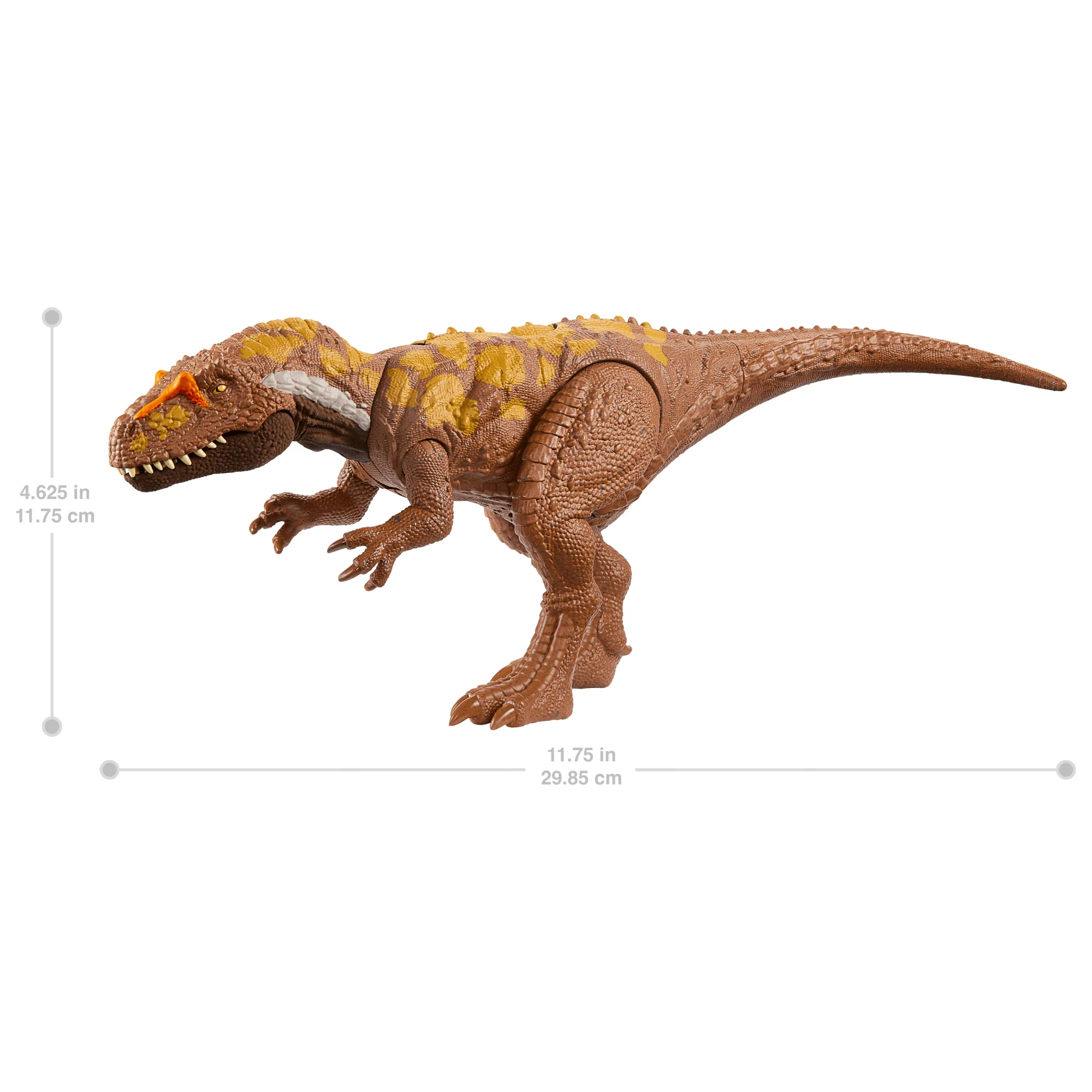 Jurassic World Wild Roar Dinosaur, MEGAlosaurus Action Figure Toy With Sound - Image 6