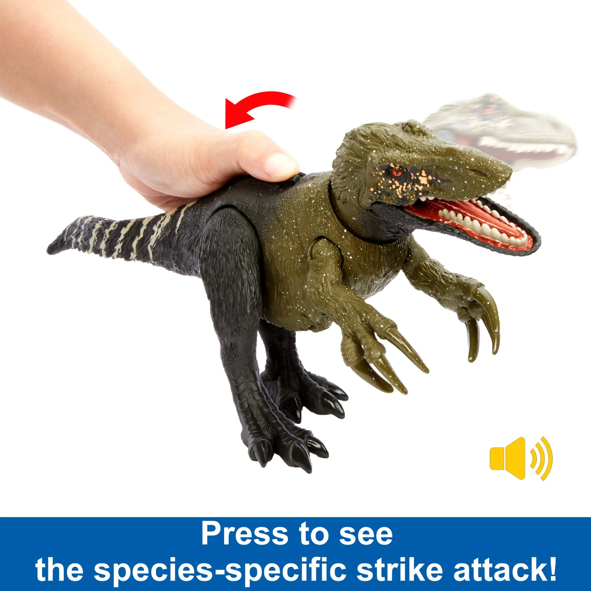 JURASSIC WORLD WILD ROAR Orkoraptor - Image 3