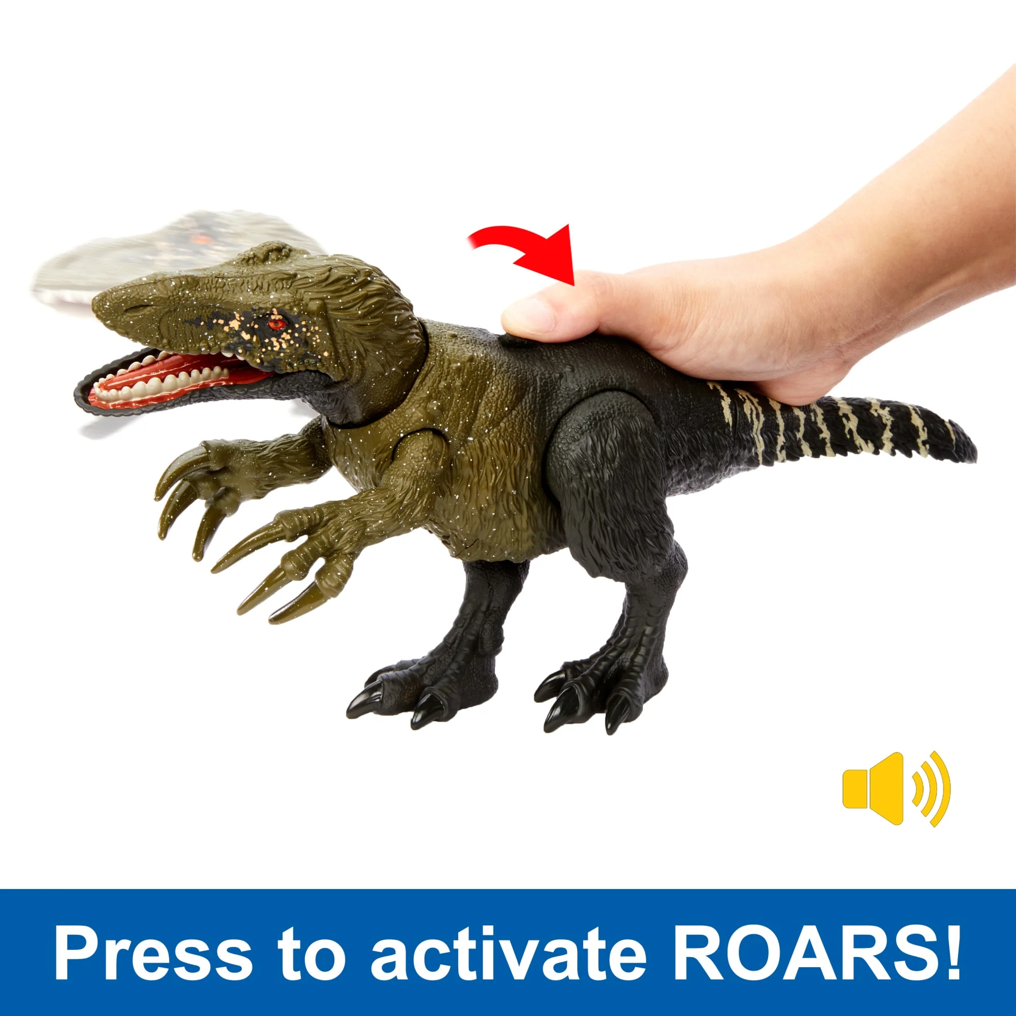 JURASSIC WORLD WILD ROAR Orkoraptor - Image 4