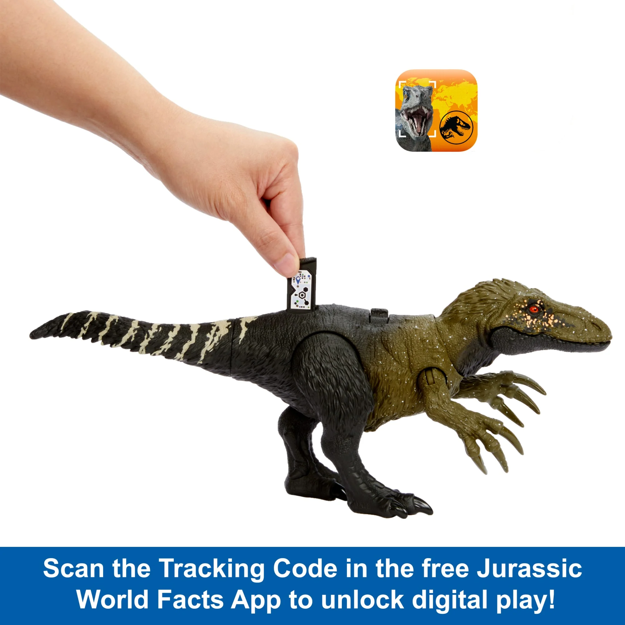 JURASSIC WORLD WILD ROAR Orkoraptor - Image 5