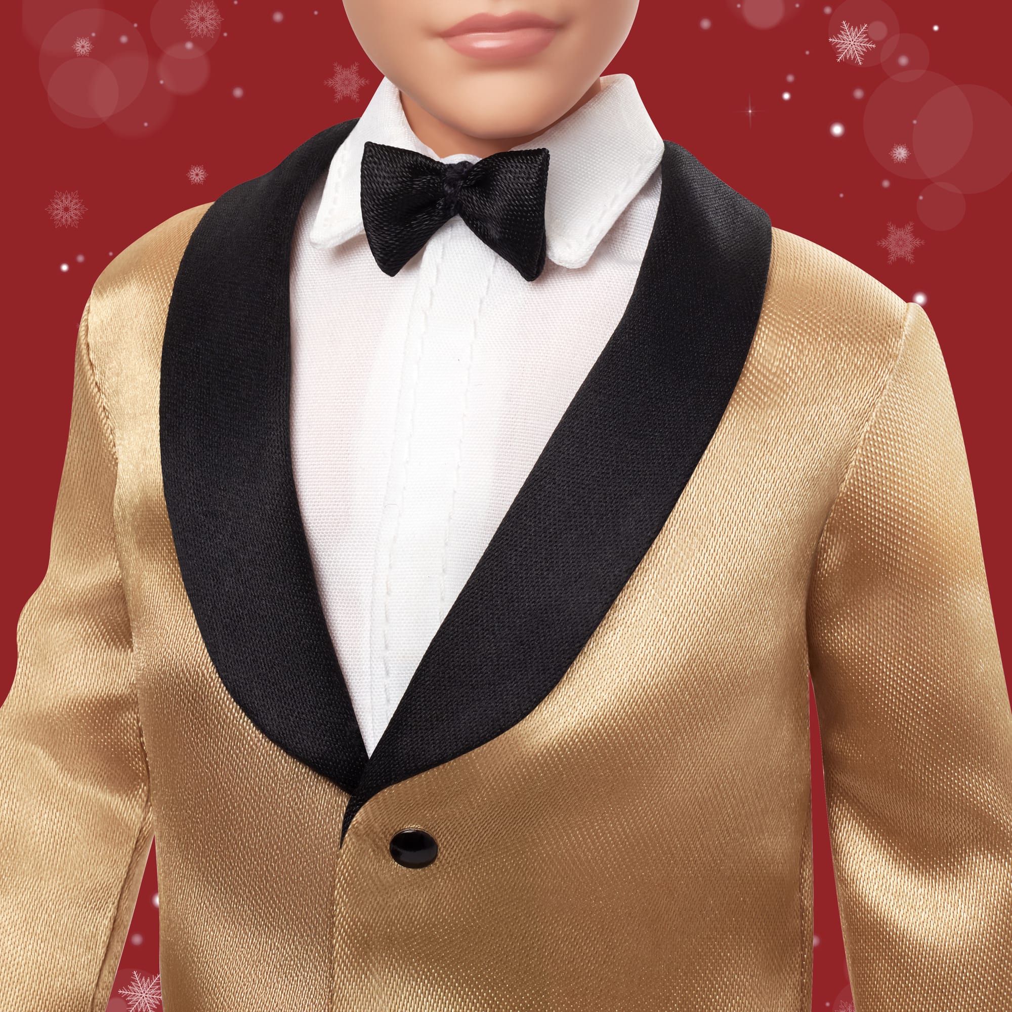 Barbie Signature, Ken Magia Delle Feste 2025, Bambola Da Collezione Con Tuta Elegante E Giacca Dorata - Image 3