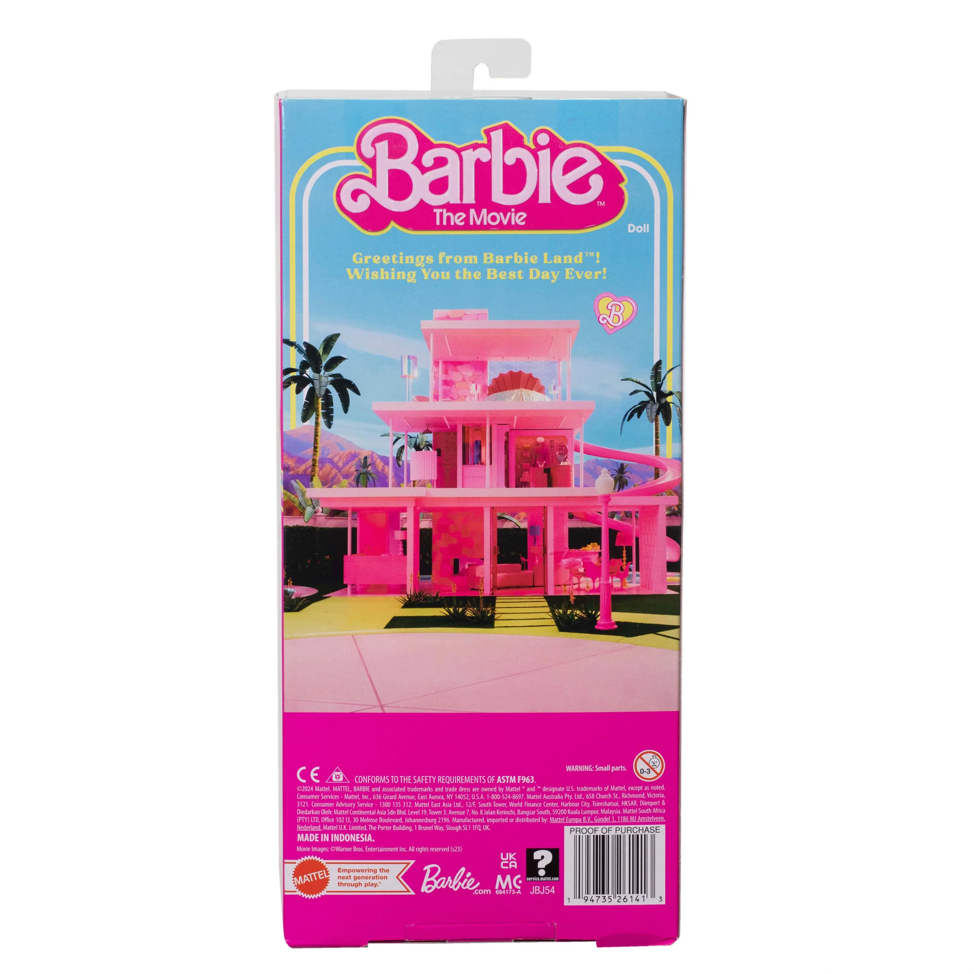 Muñeco Ken De La Película De Barbie Con Un Conjunto Playero A Rayas Pastel - Image 6