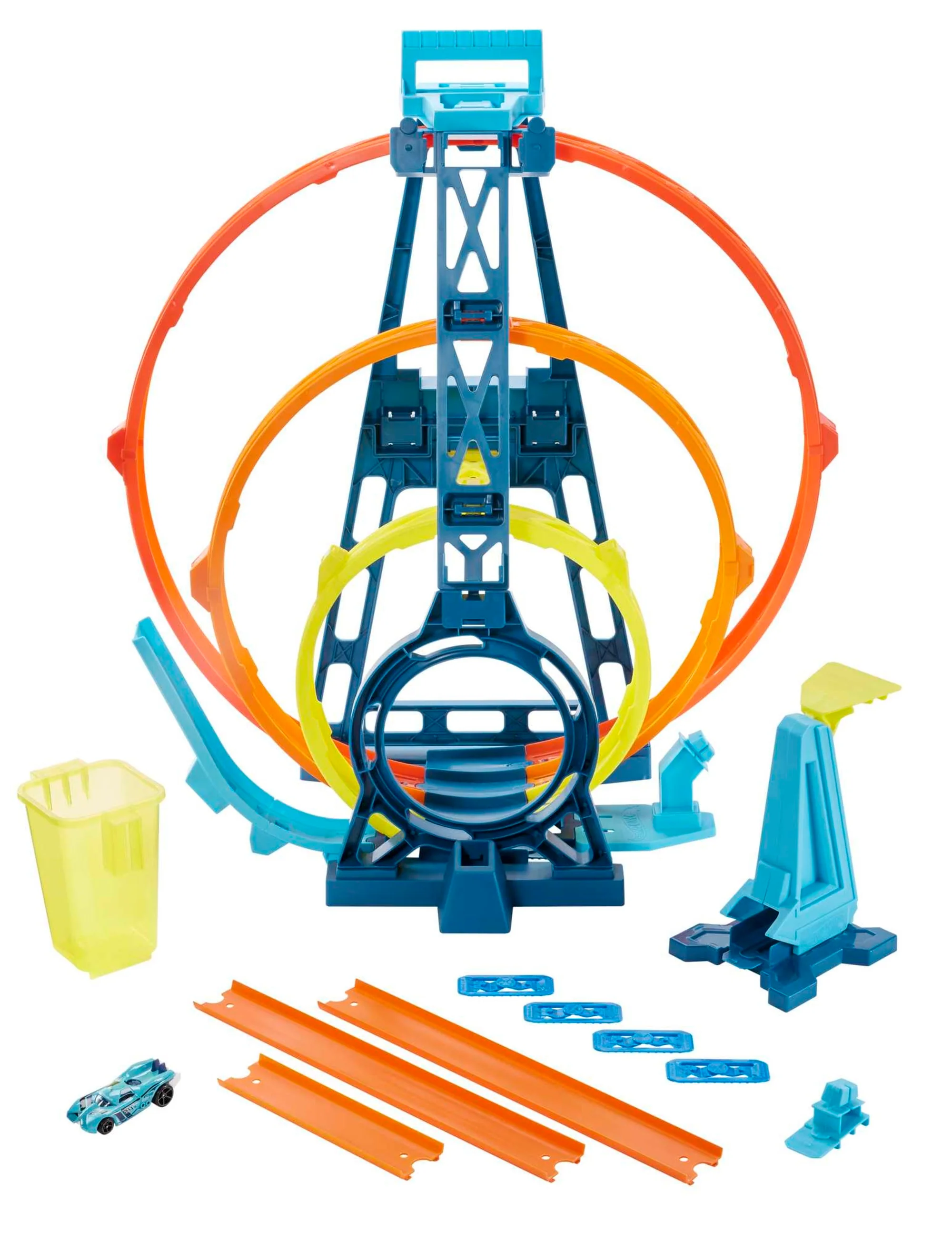 Набор игровой Hot Wheels Конструктор Трасс Тройная петля - Image 3