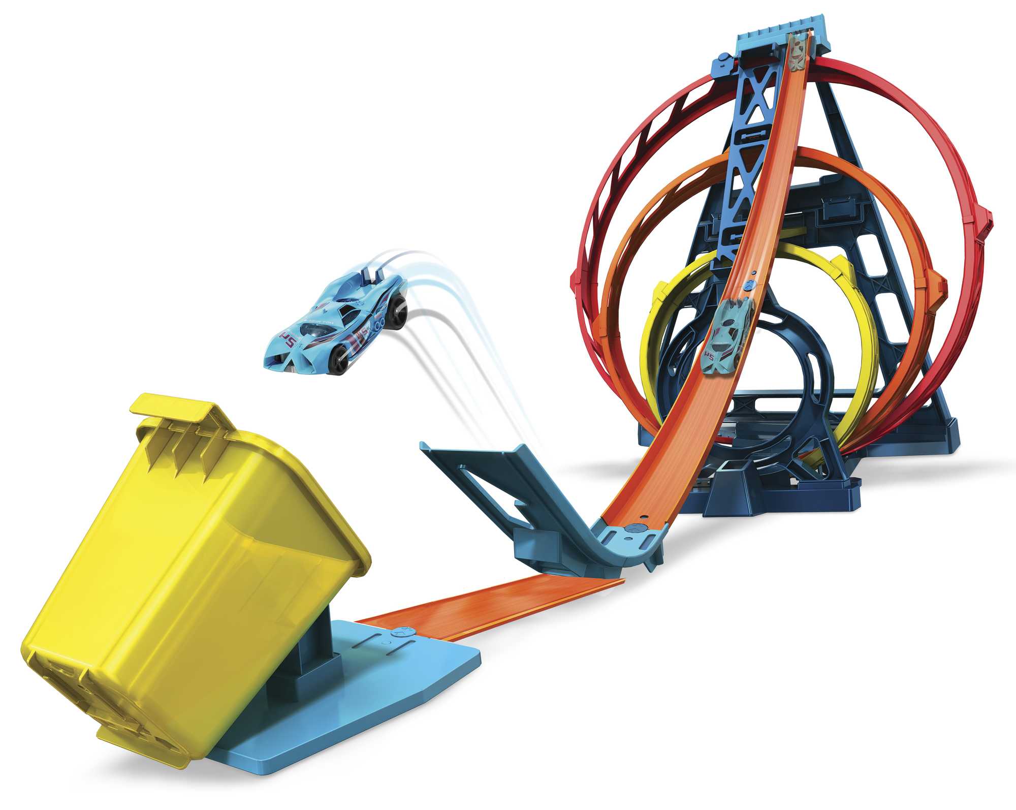Набор игровой Hot Wheels Конструктор Трасс Тройная петля - Image 5
