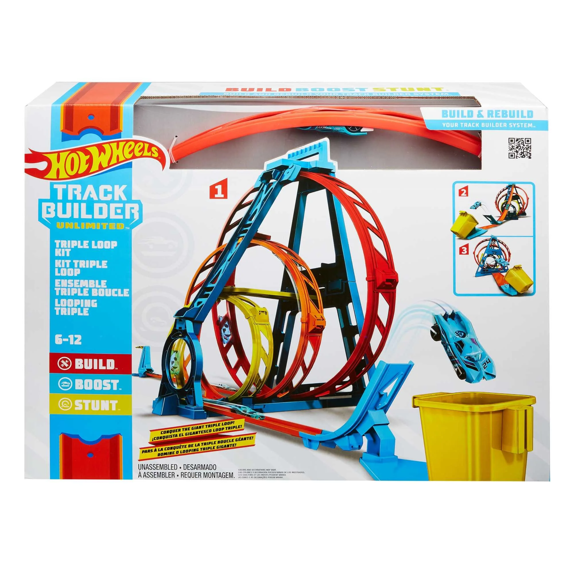 Набор игровой Hot Wheels Конструктор Трасс Тройная петля - Image 6