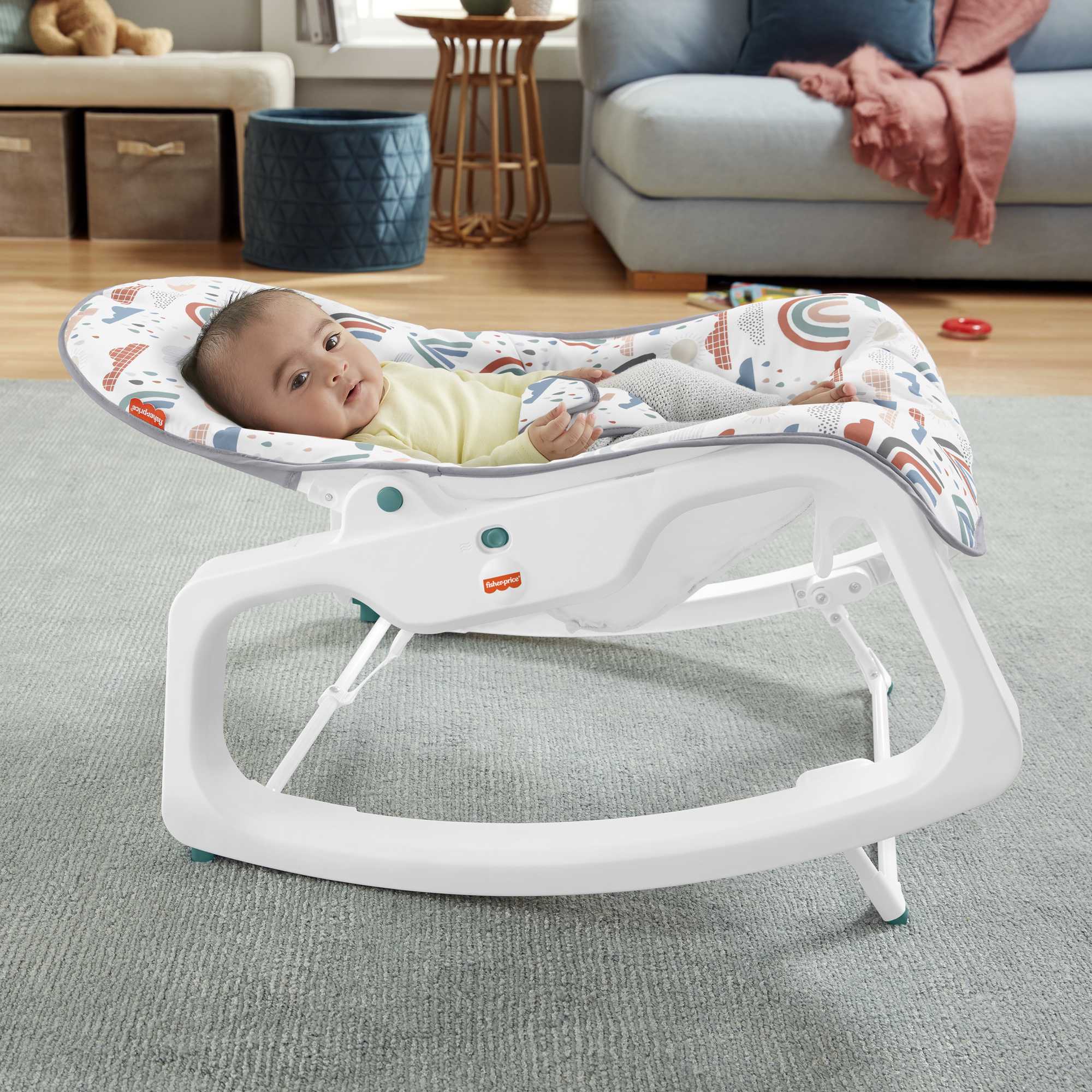 Кресло-качалка Fisher-Price с радугами - Image 3