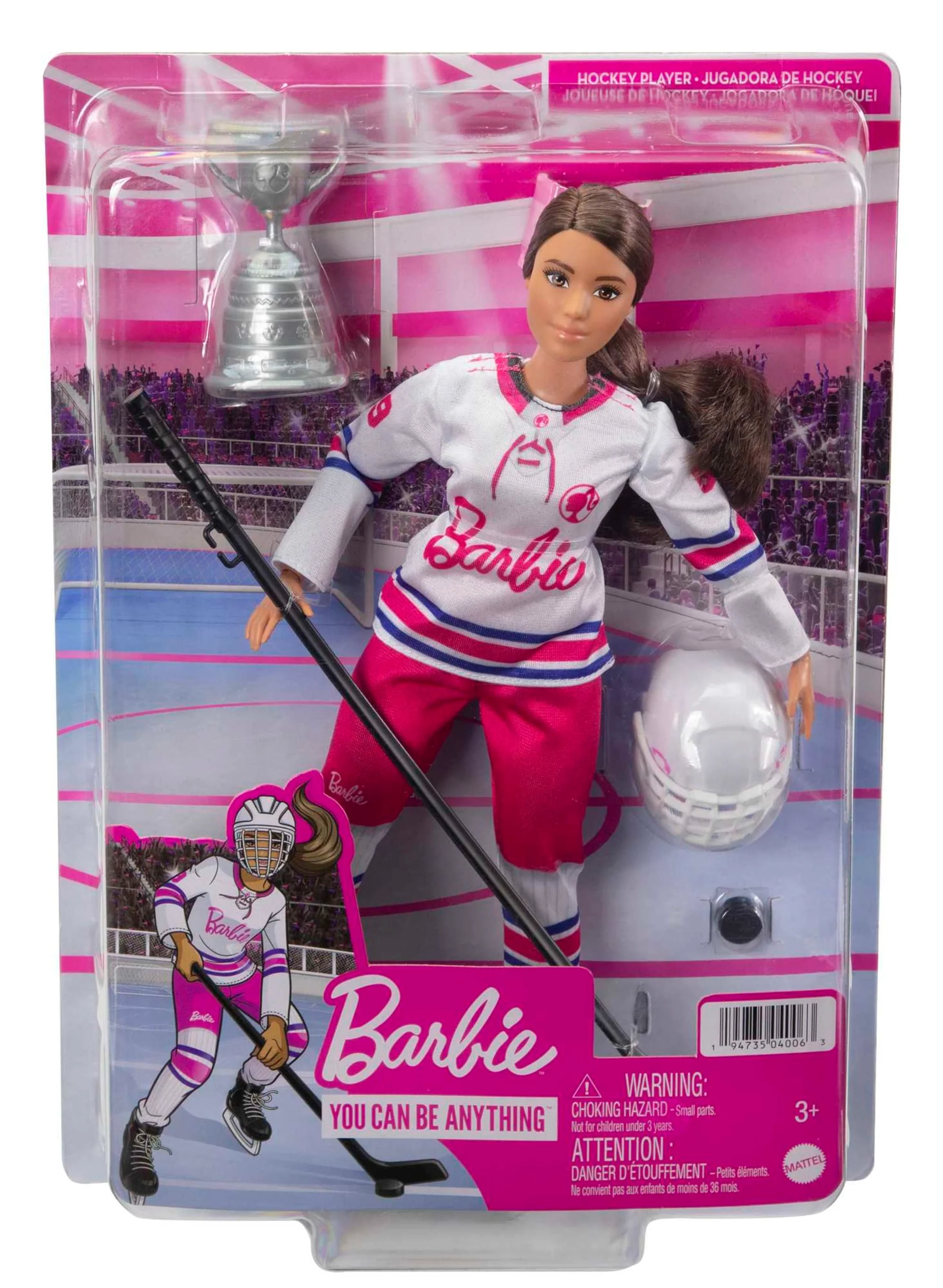 Кукла Barbie Зимние виды спорта Хоккеист - Image 6