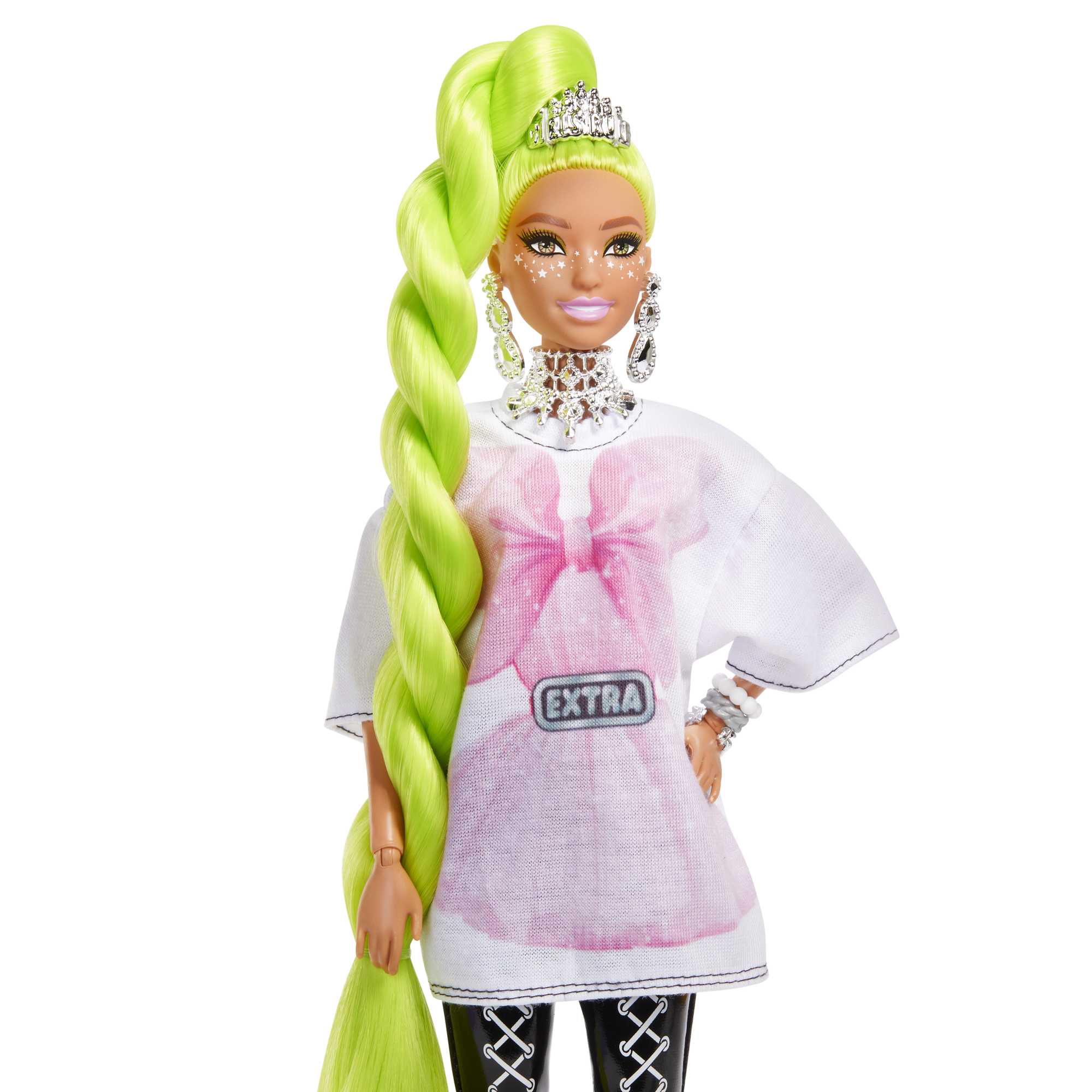 Кукла Barbie Экстра с зелеными неоновыми волосами - Image 3