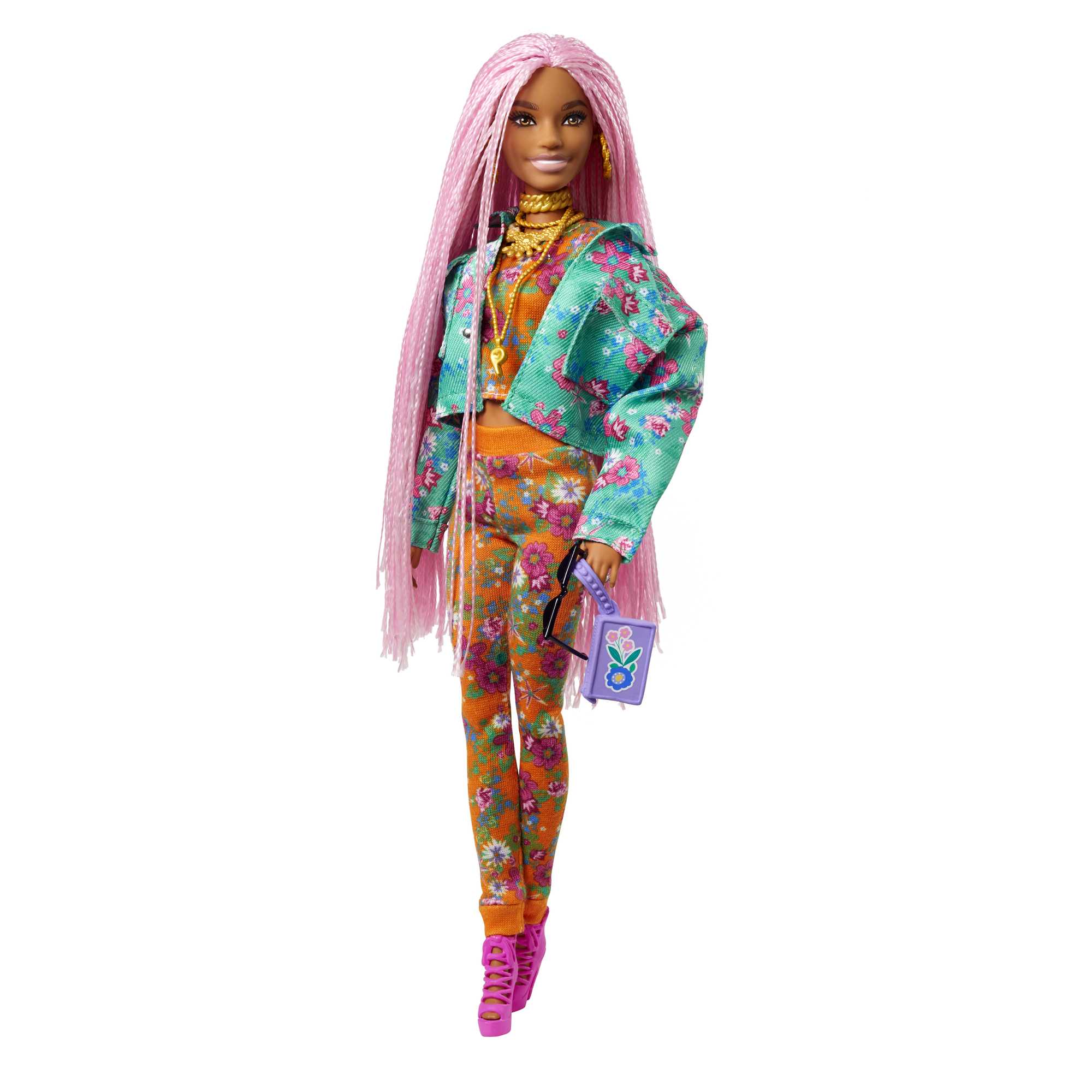 Кукла Barbie Экстра с розовыми косичками - Image 3