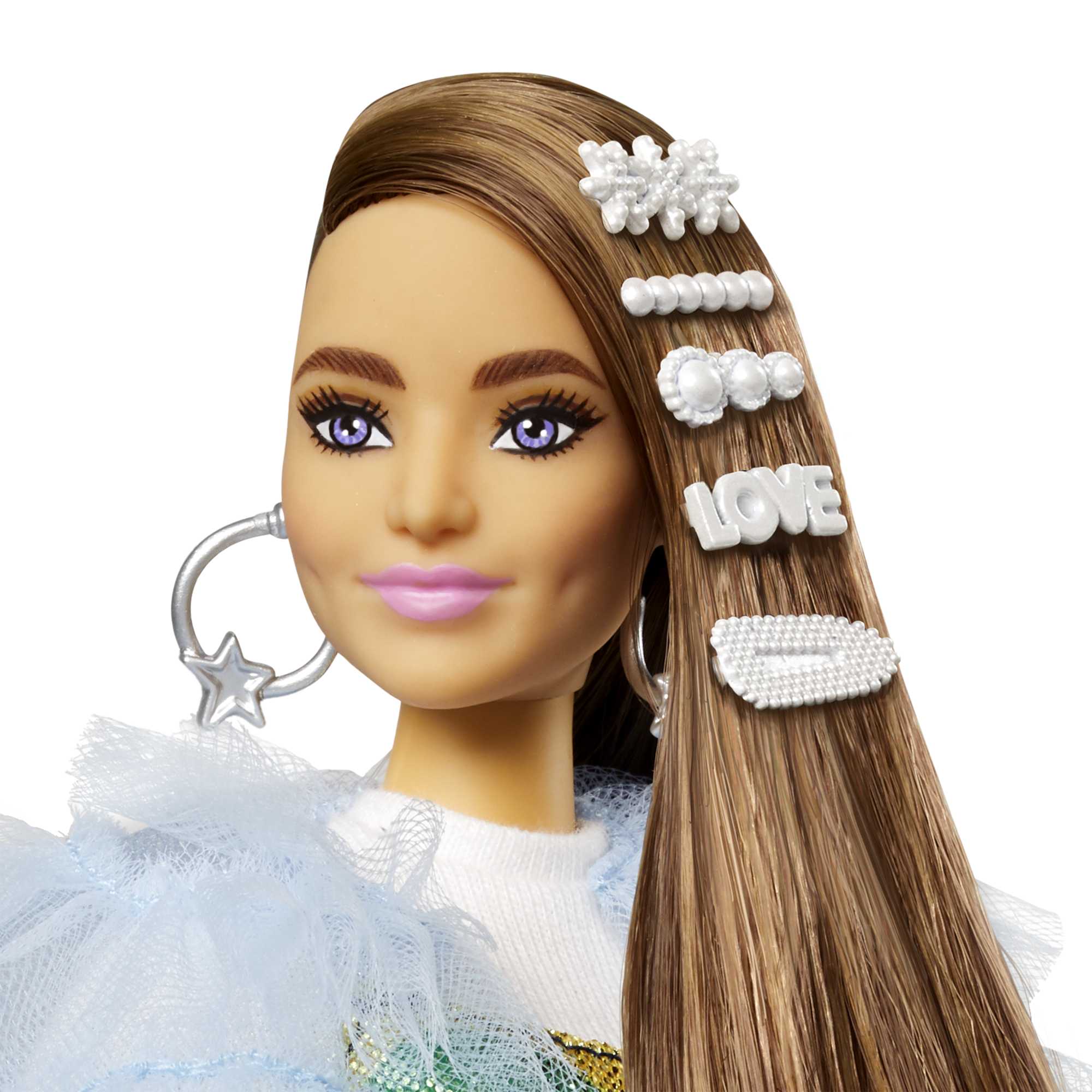 Кукла Barbie Экстра в радужном платье - Image 3