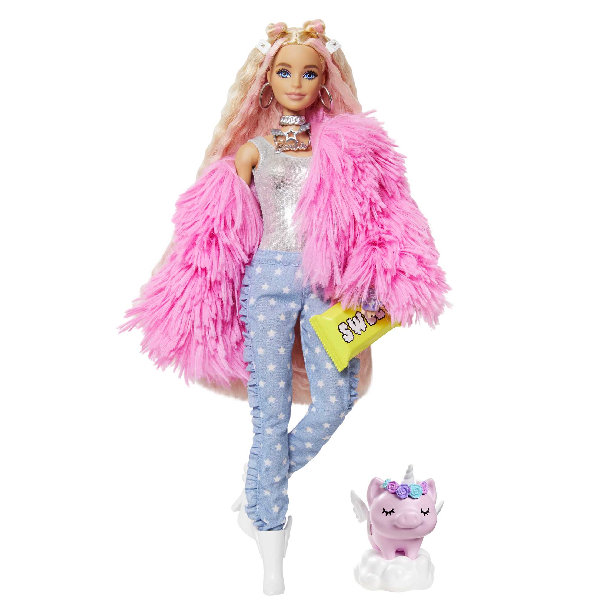 Кукла Barbie Экстра в розовой куртке - Image 6