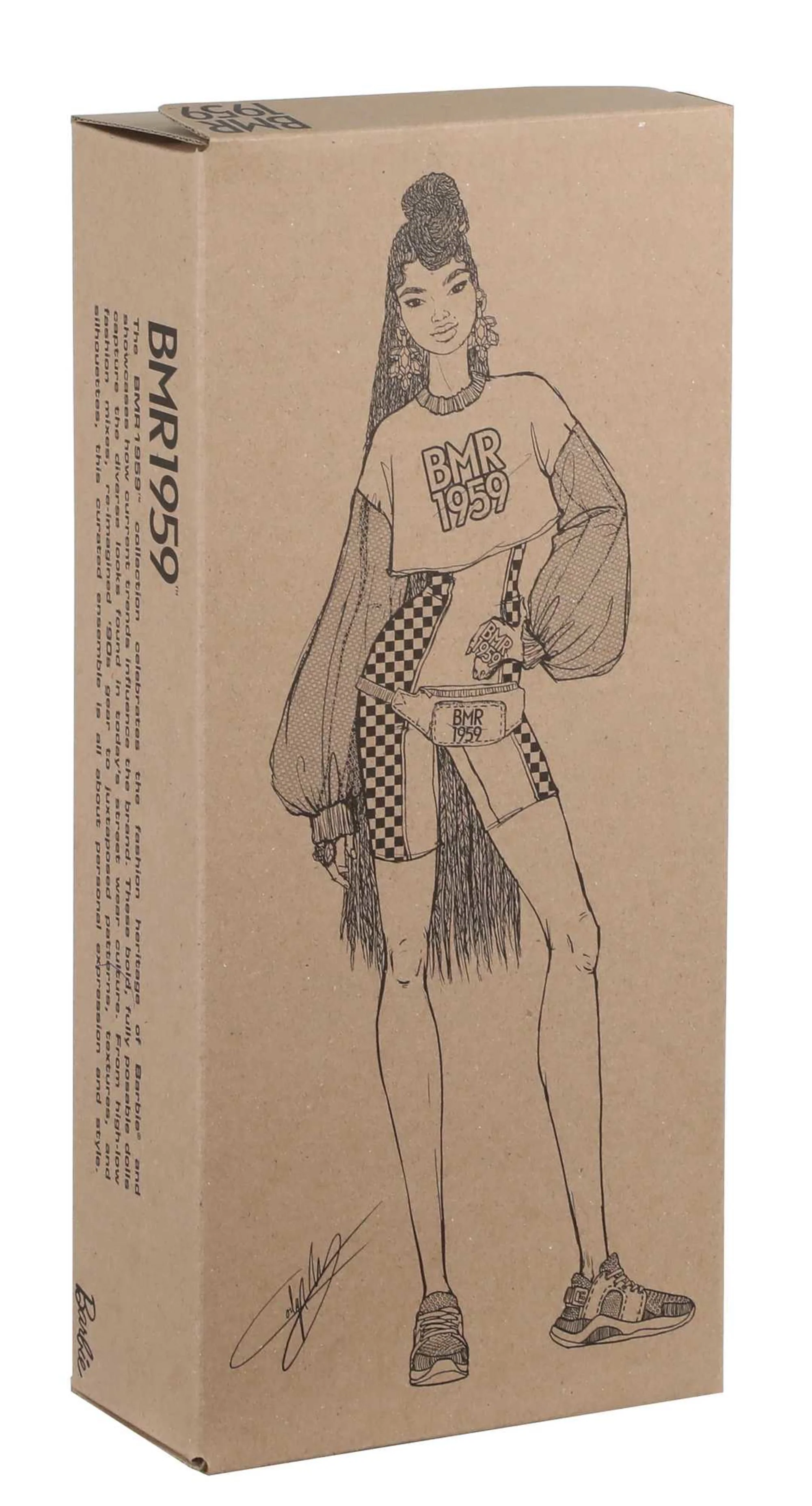 Кукла коллекционная Barbie BMR1959 Мулатка с косичками - Image 6