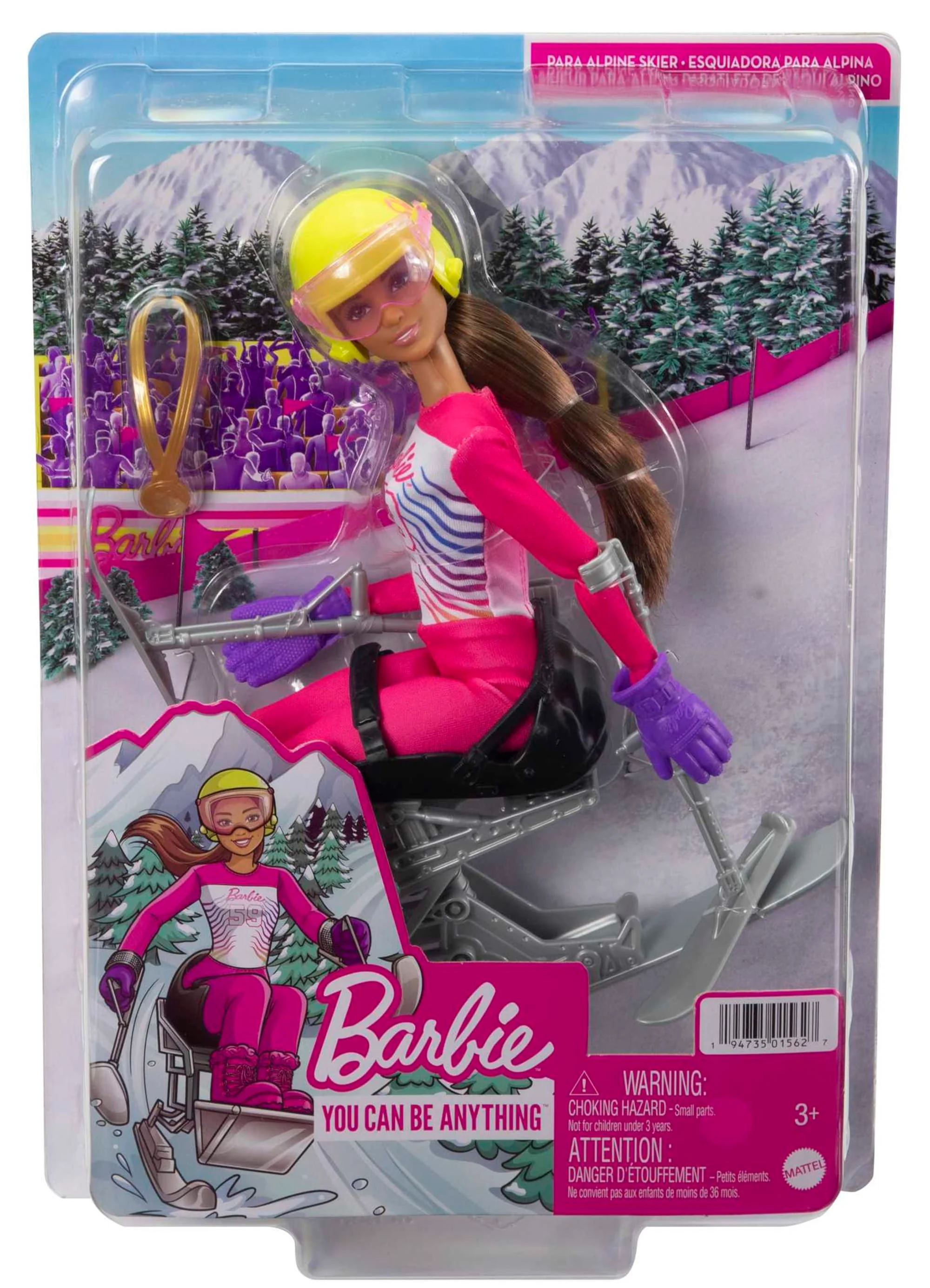 Кукла Barbie Зимние виды спорта Лыжник-паралимпиец - Image 6
