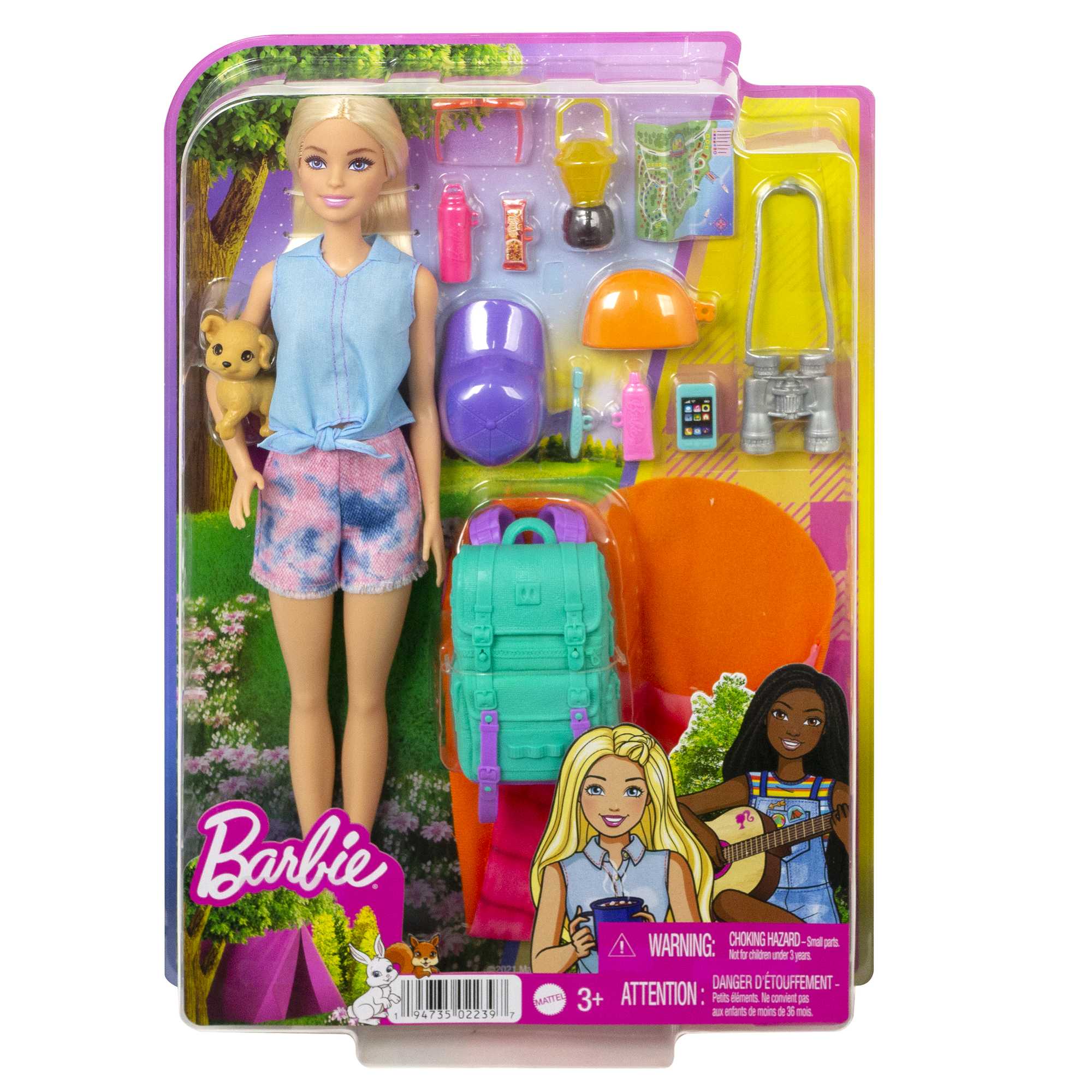 Набор игровой Barbie Малибу Кемпинг (кукла с питомцем и аксессуарами) - Image 6
