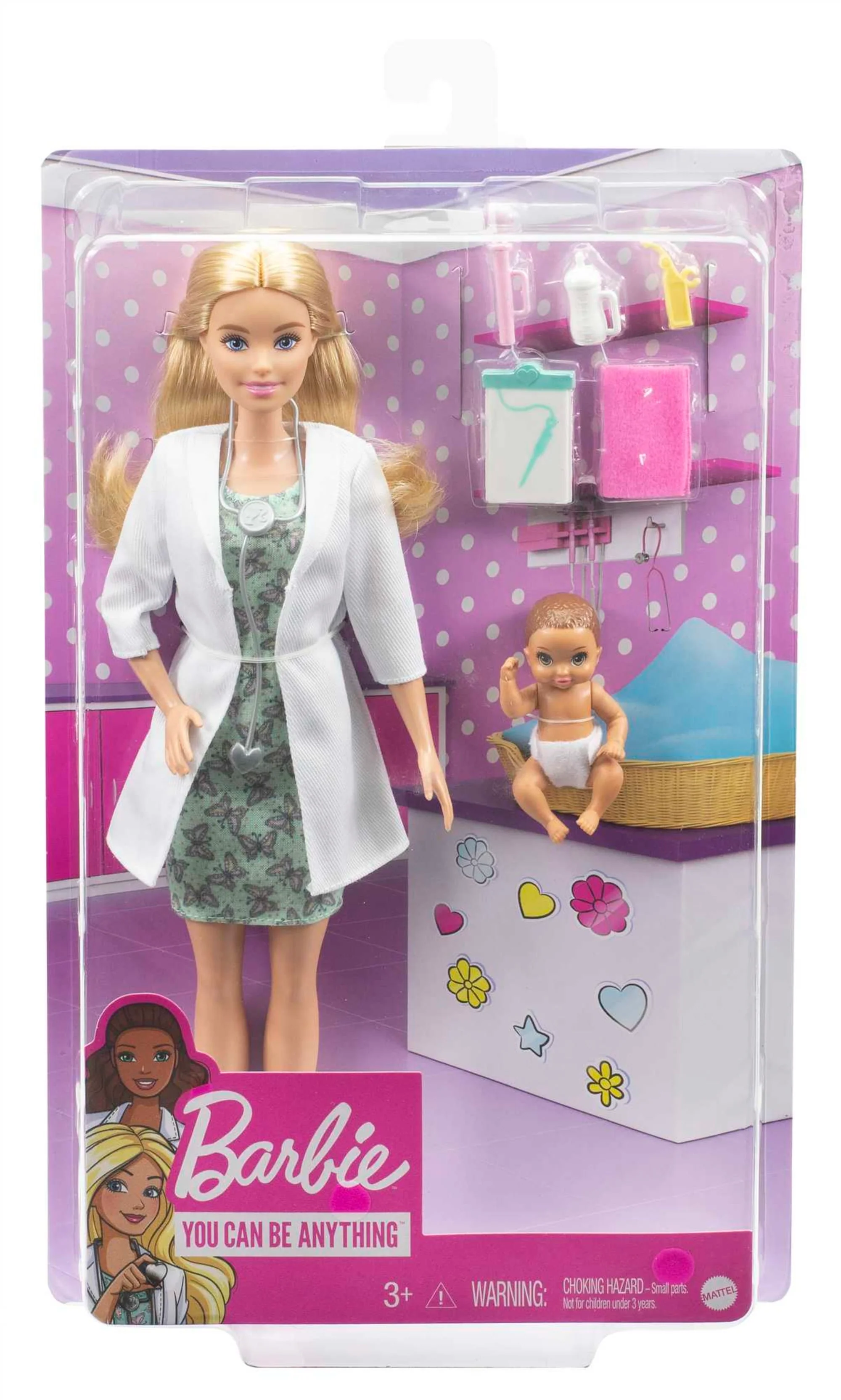 Кукла Barbie Педиатр с малышом-пациентом - Image 3