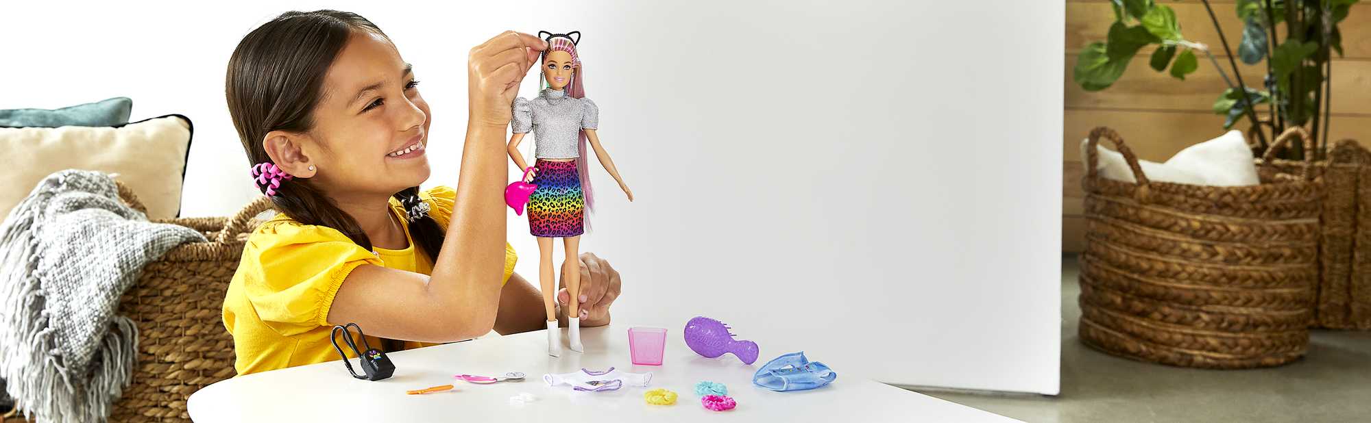 Кукла Barbie с разноцветными волосами - Image 2
