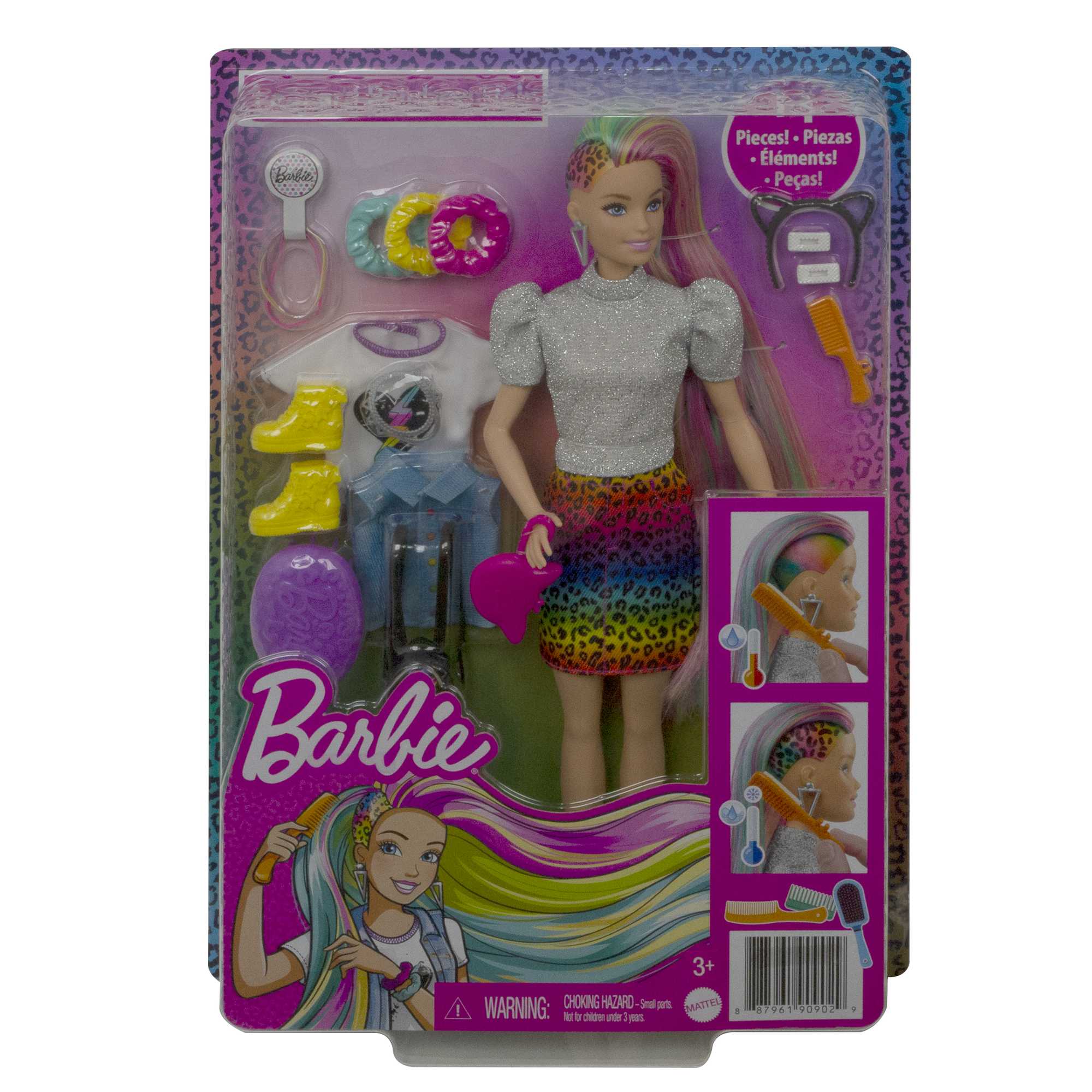 Кукла Barbie с разноцветными волосами - Image 6