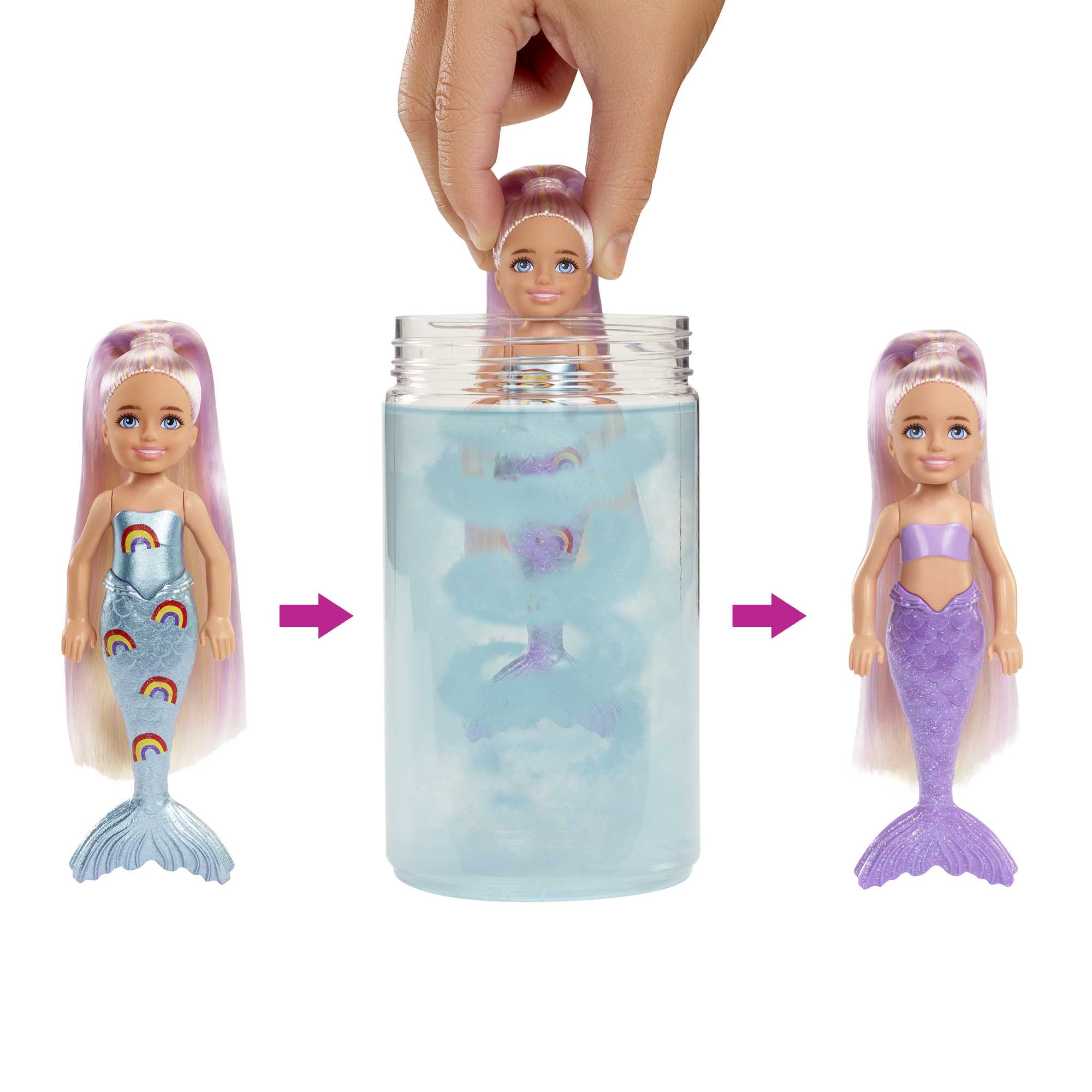 Кукла Barbie Радужная Русалка Челси в непрозрачной упаковке - Image 3