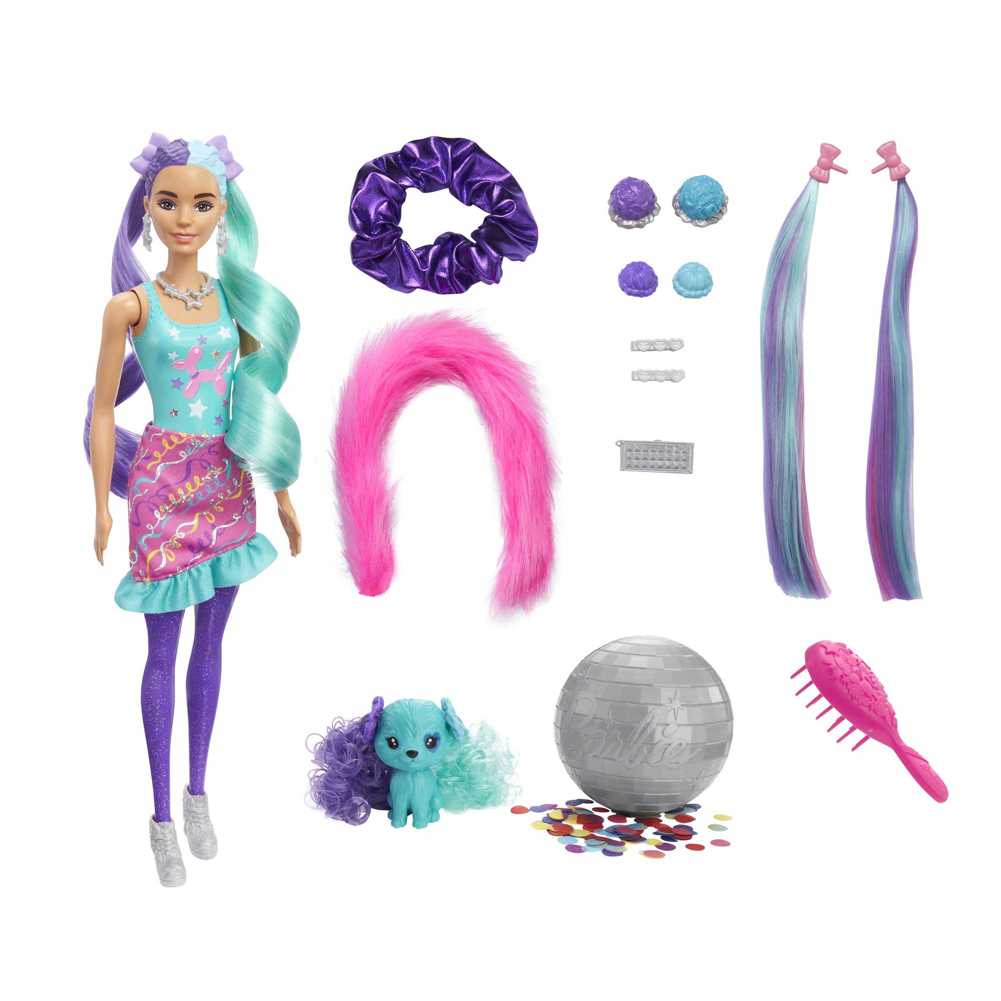 Кукла Barbie Сюрприз из серии Блеск: Сменные прически в непрозрачной упаковке 25 сюрпризов - Image 5
