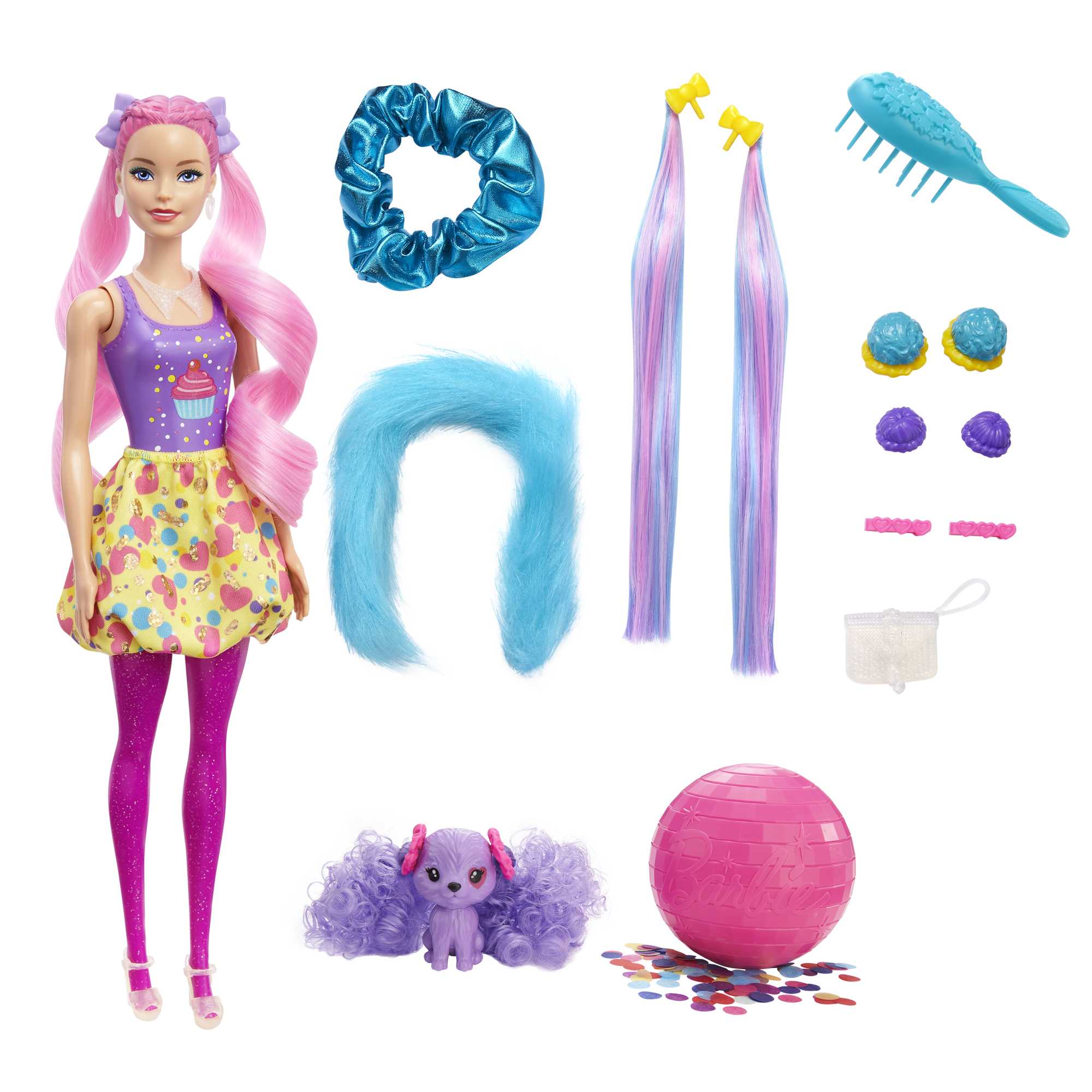 Кукла Barbie Сюрприз из серии Блеск: Сменные прически в непрозрачной упаковке 25 сюрпризов - Image 6