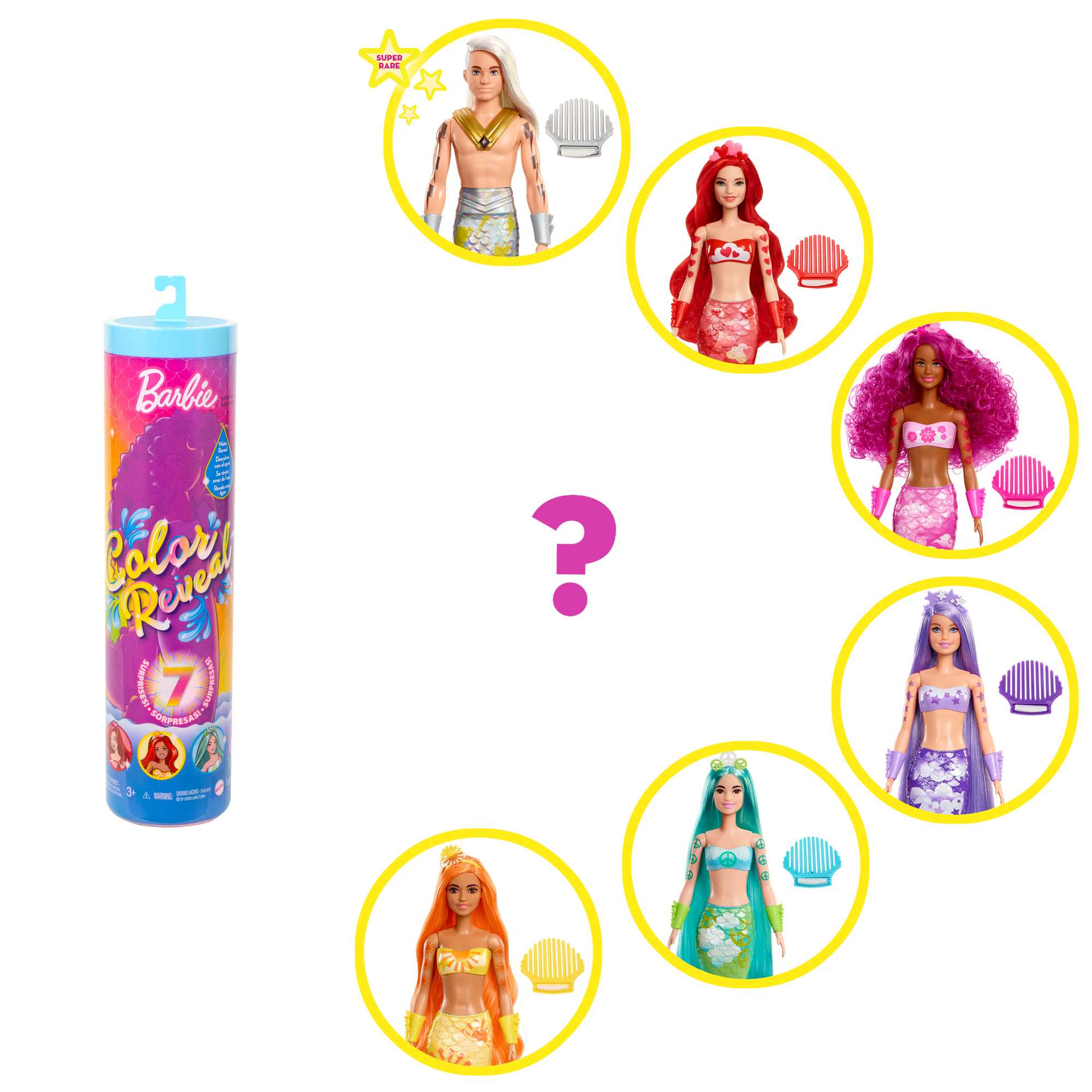 Кукла Barbie Радужная Русалка в непрозрачной упаковке - Image 6