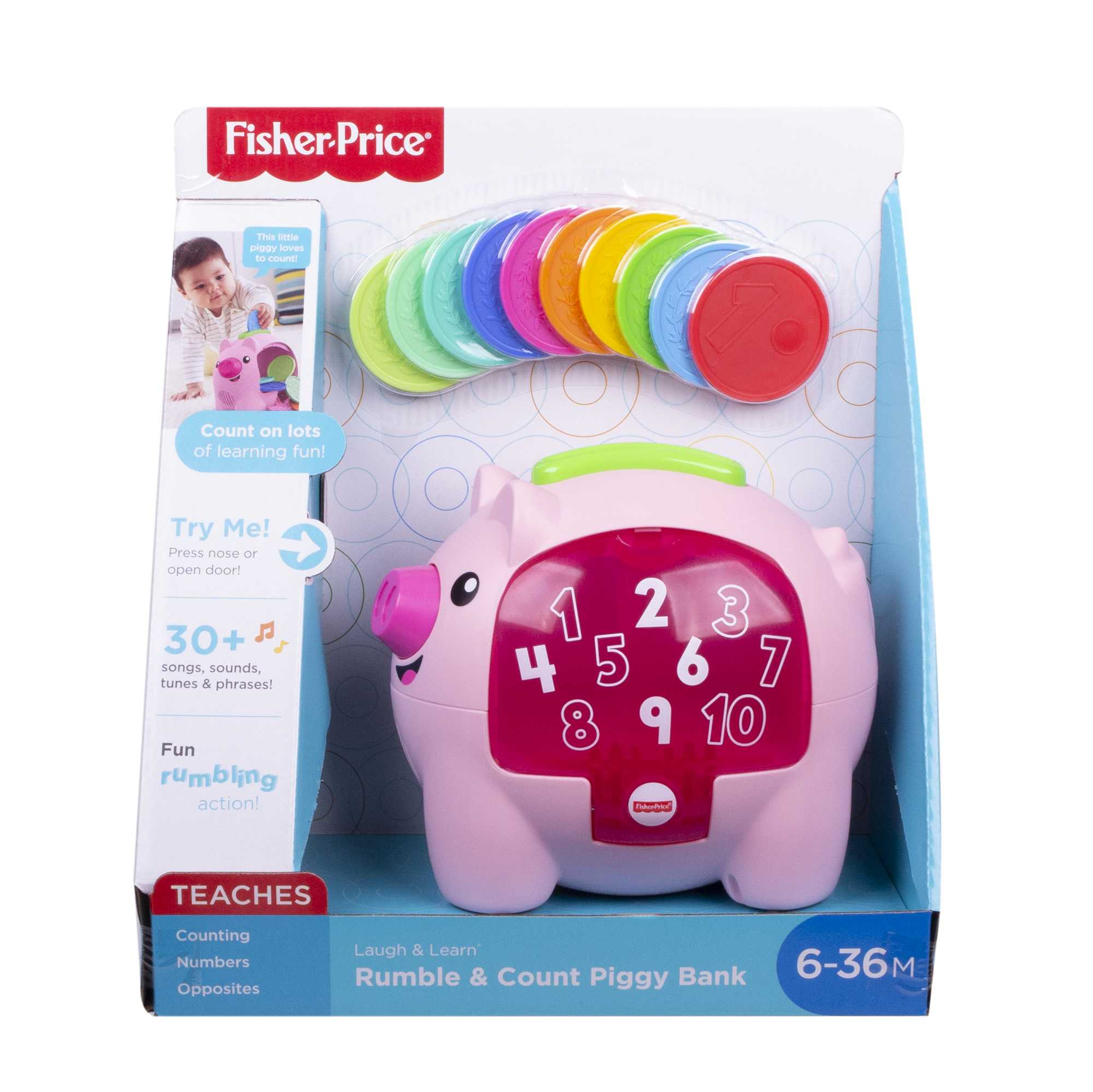 Laugh & Learn Count & Rumble Piggy Bank - Image 6
