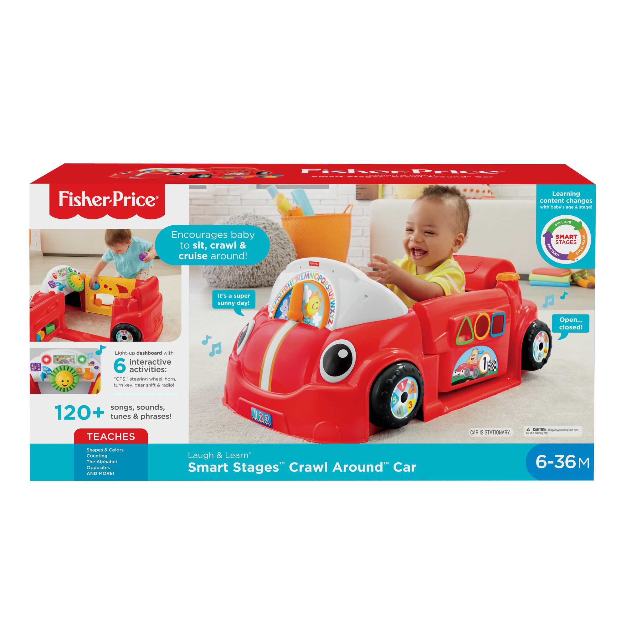 Laugh & Learn Crawl Around Car - Image 5