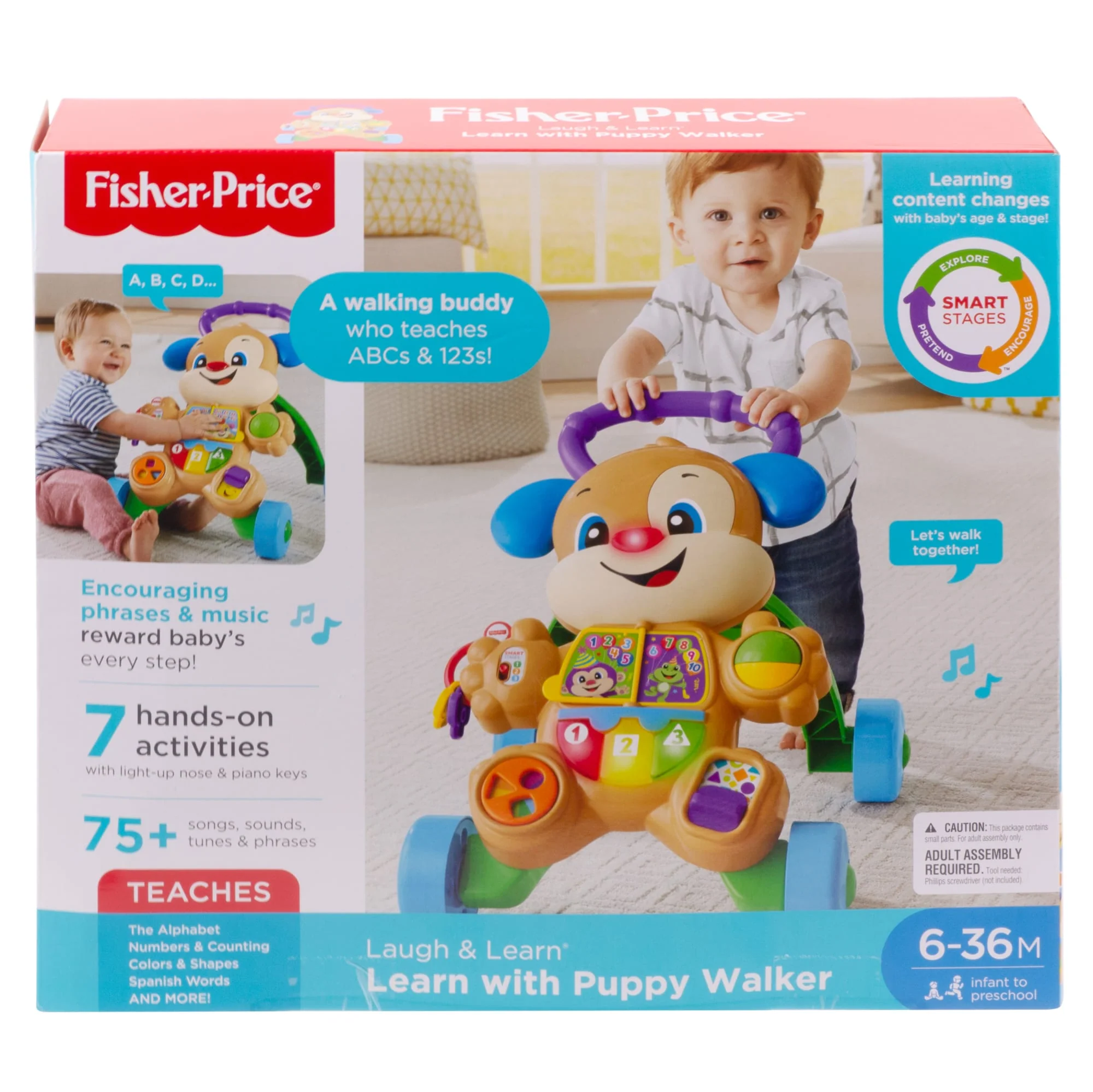 Fisher-Price Παίζω Και Μαθαίνω Εκπαιδευτική Στράτα Σκυλάκι Smart Stages - Ελληνική Έκδοση, - Image 6