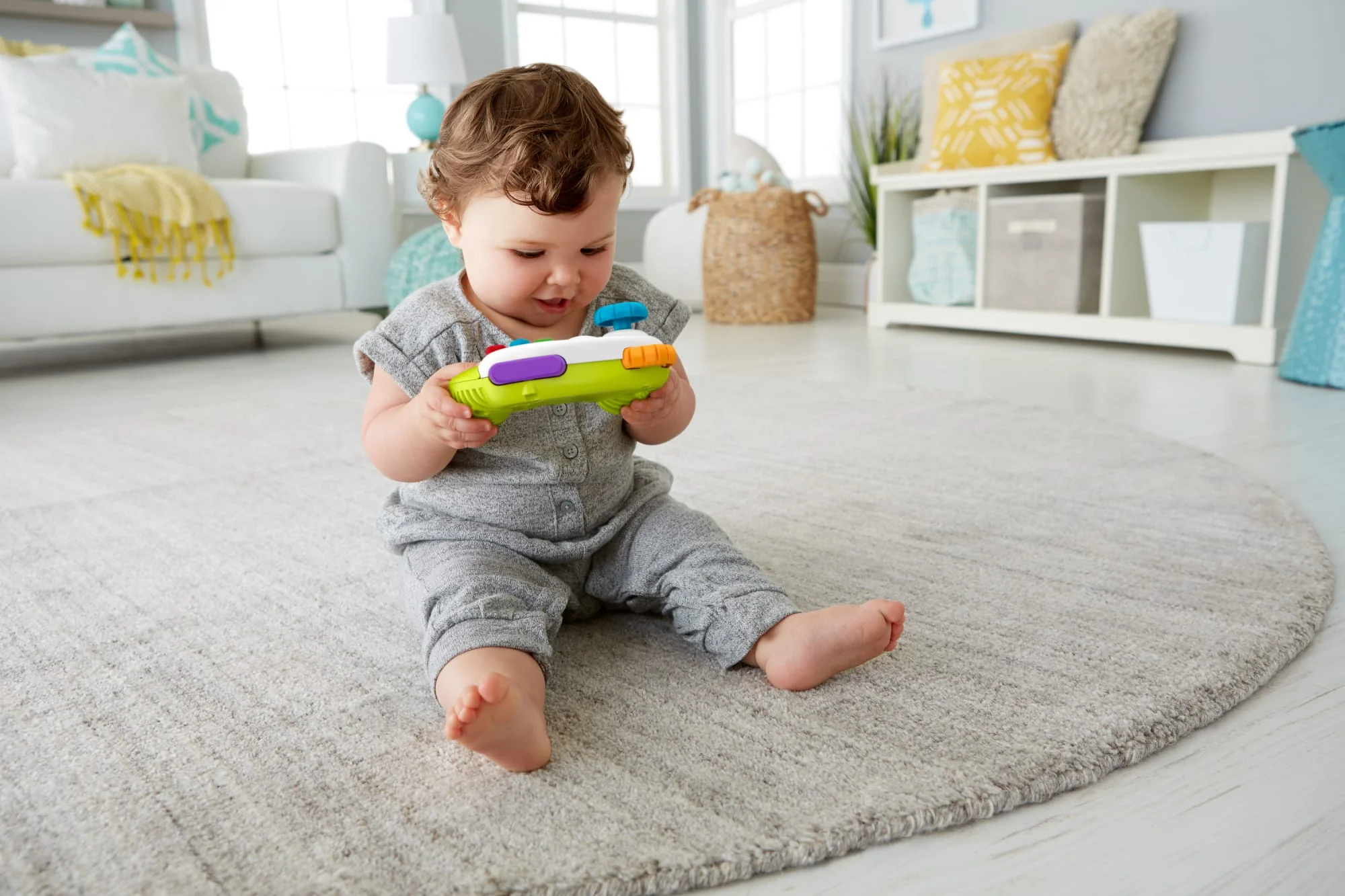 Mi Primer Mando De Consola De Laugh & Learn, De Fisher-Price, Juguete Musical Para Bebés Con Luces, Versión Multilingüe - Image 2