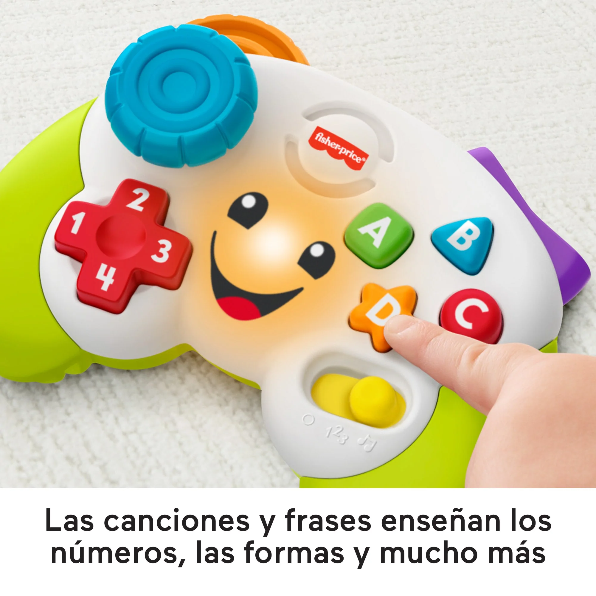 Mi Primer Mando De Consola De Laugh & Learn, De Fisher-Price, Juguete Musical Para Bebés Con Luces, Versión Multilingüe - Image 4